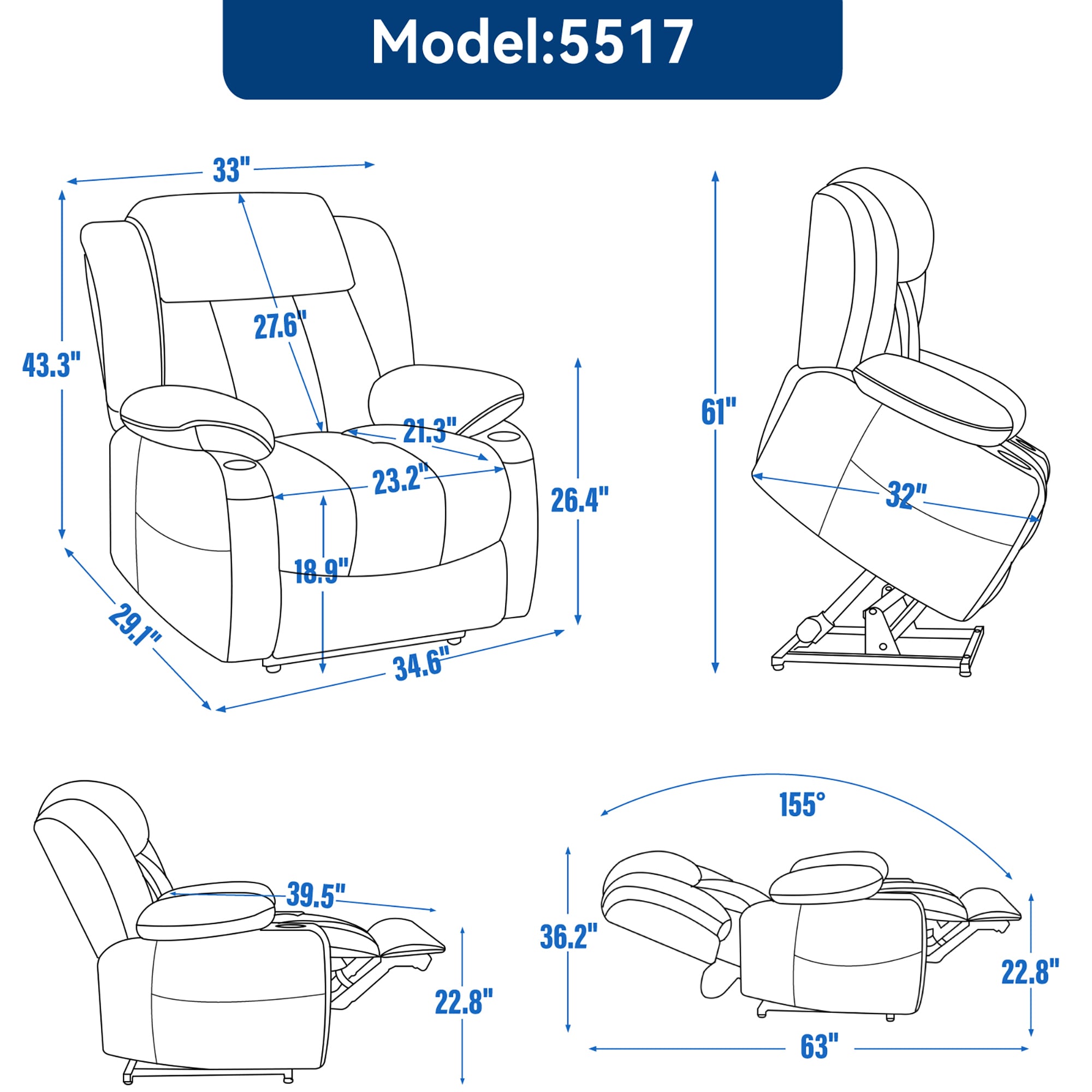 Sumyeg DSG-W49022367 recliners - View #12