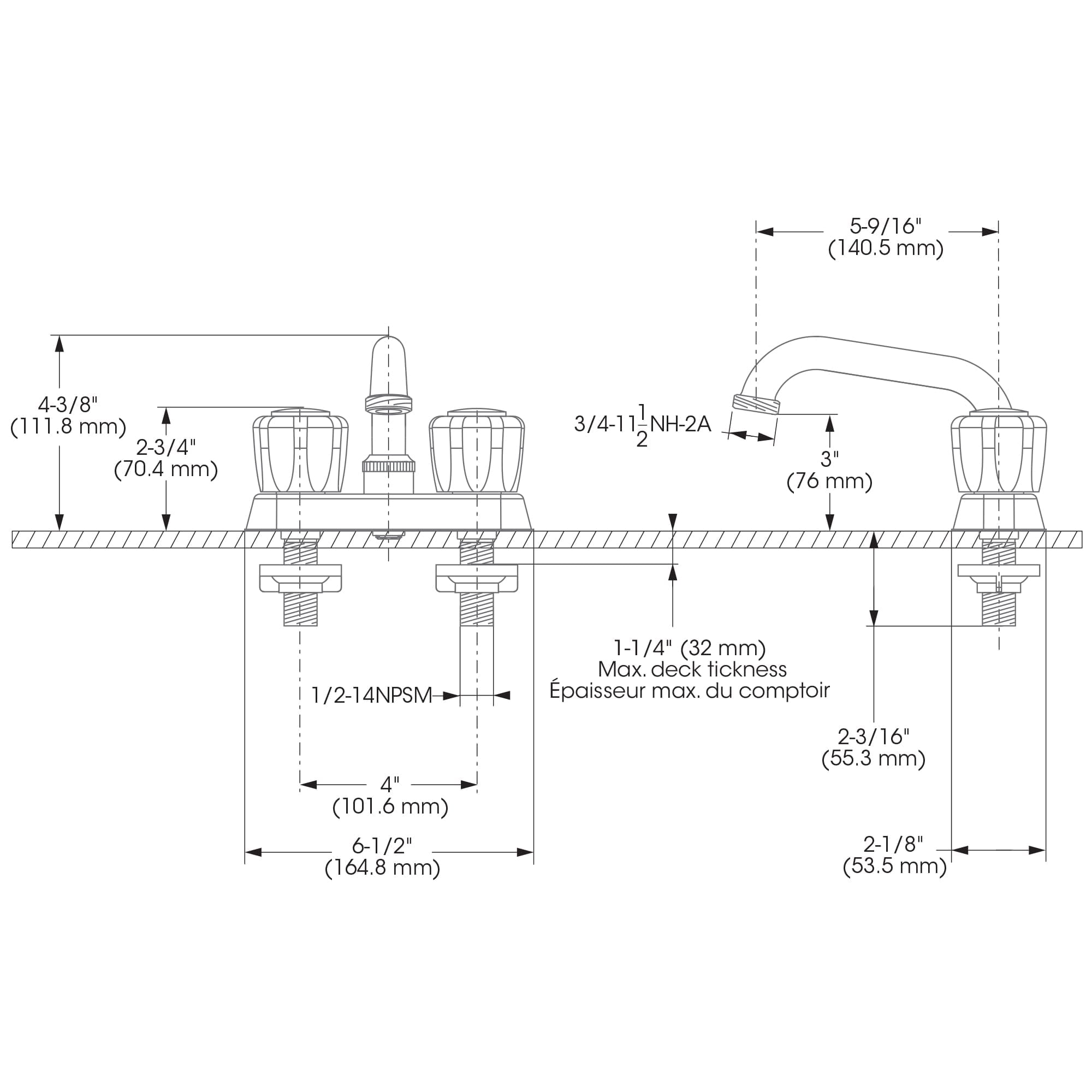 Belanger EBA40WCP Laundry-Tub-Faucets - View #5