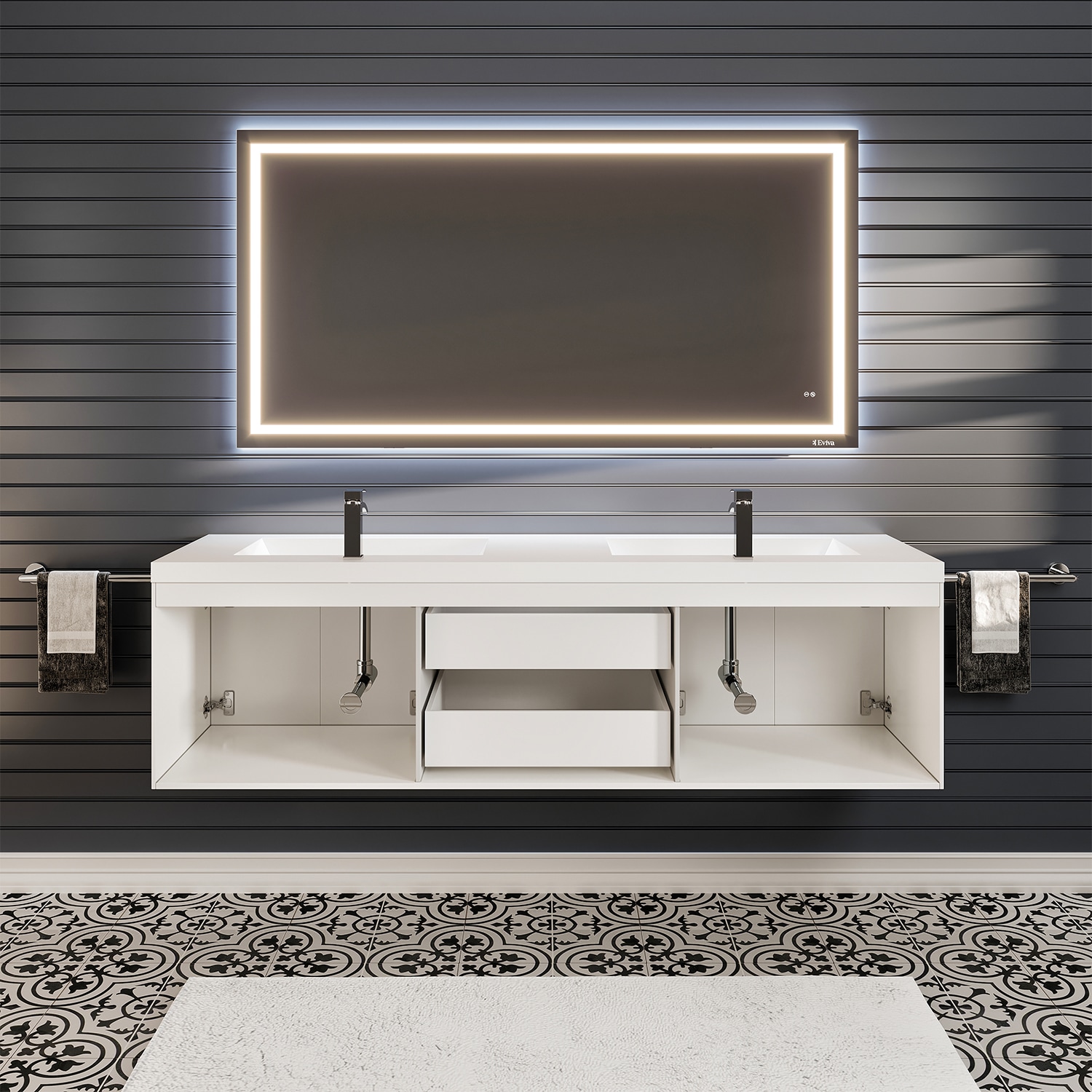 Eviva EVVN404-72WH Bath-Vanity-Combo - View #6