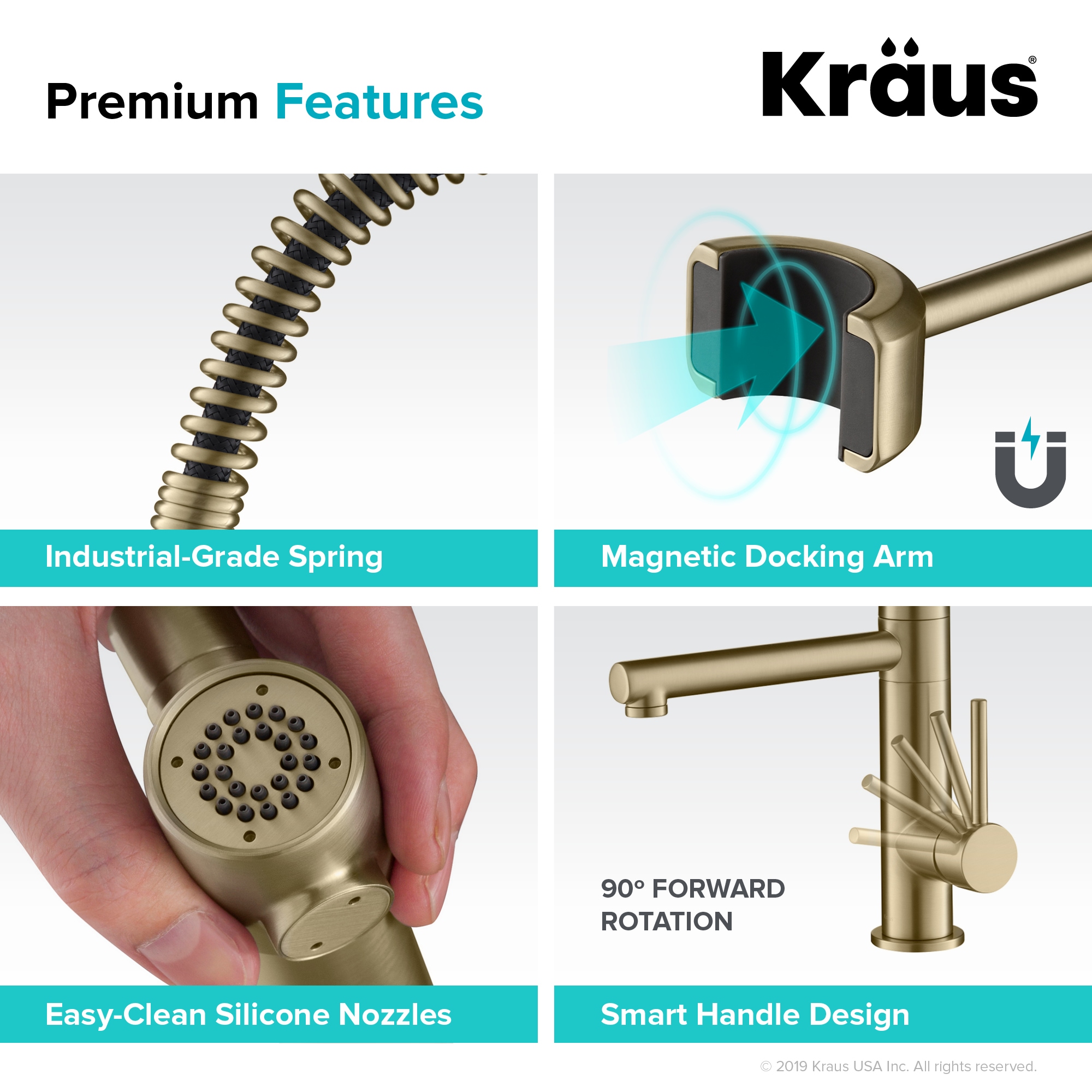 Kraus KPF-1603BG Kitchen-Faucets - View #9