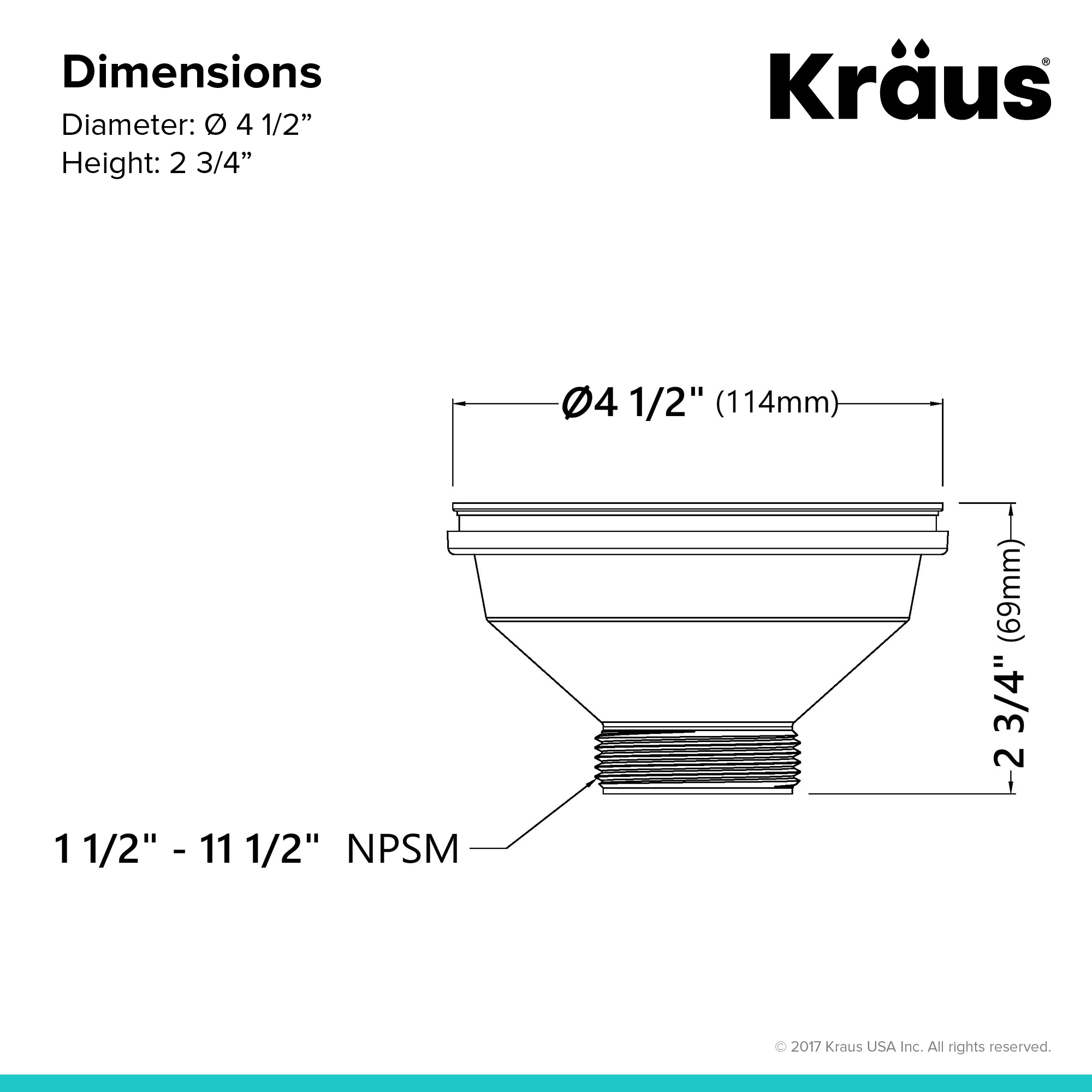 Kraus PST1-TR Kitchen-Sink-Strainers - View #4