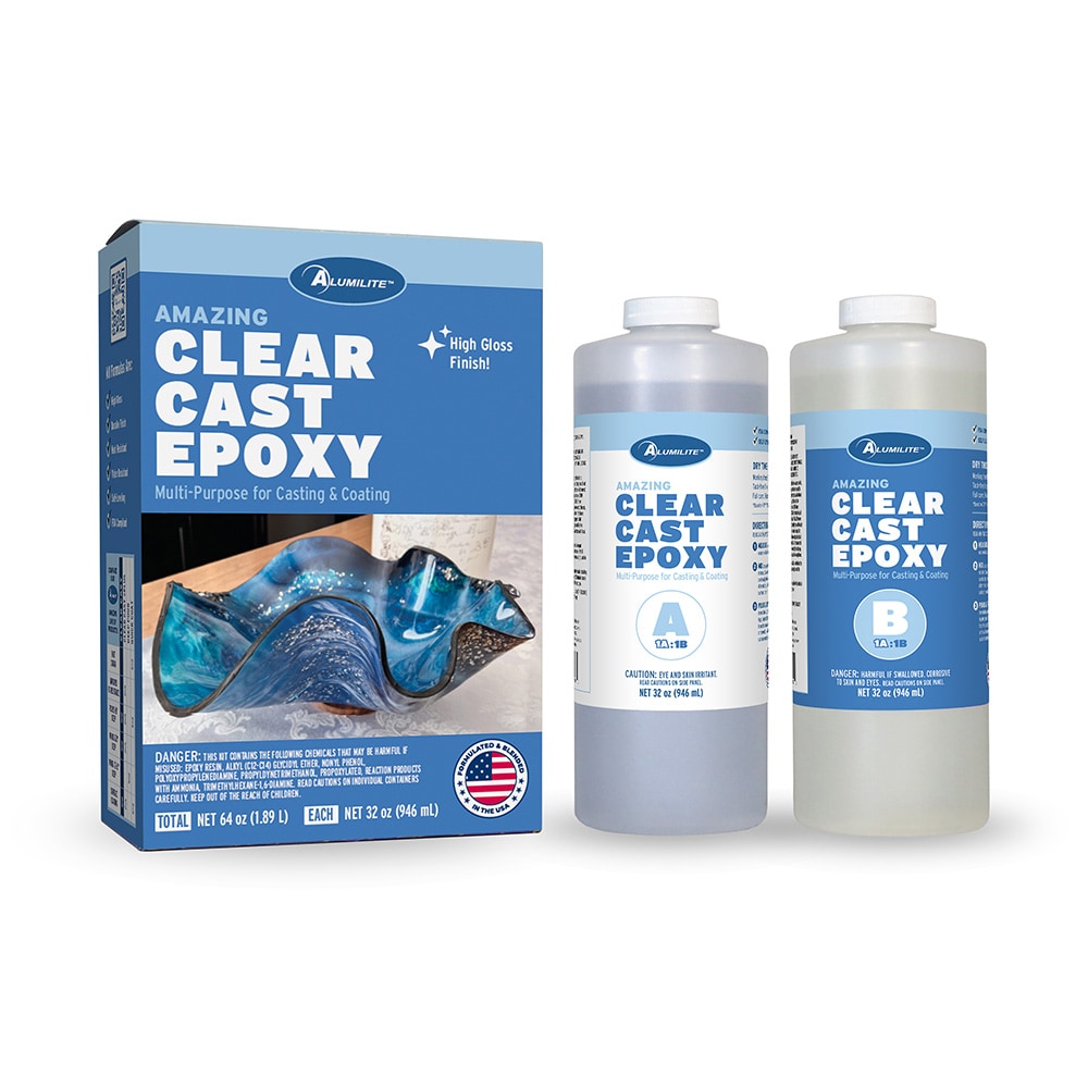 Alumilite AL10593 Clear High-gloss Countertop Refinishing coating