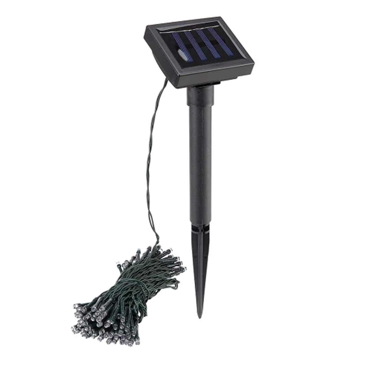 Harbor Breeze 22.63-ft Solar Green Outdoor String Light with 50 White -Light Multi-compatible Mini Bulbs