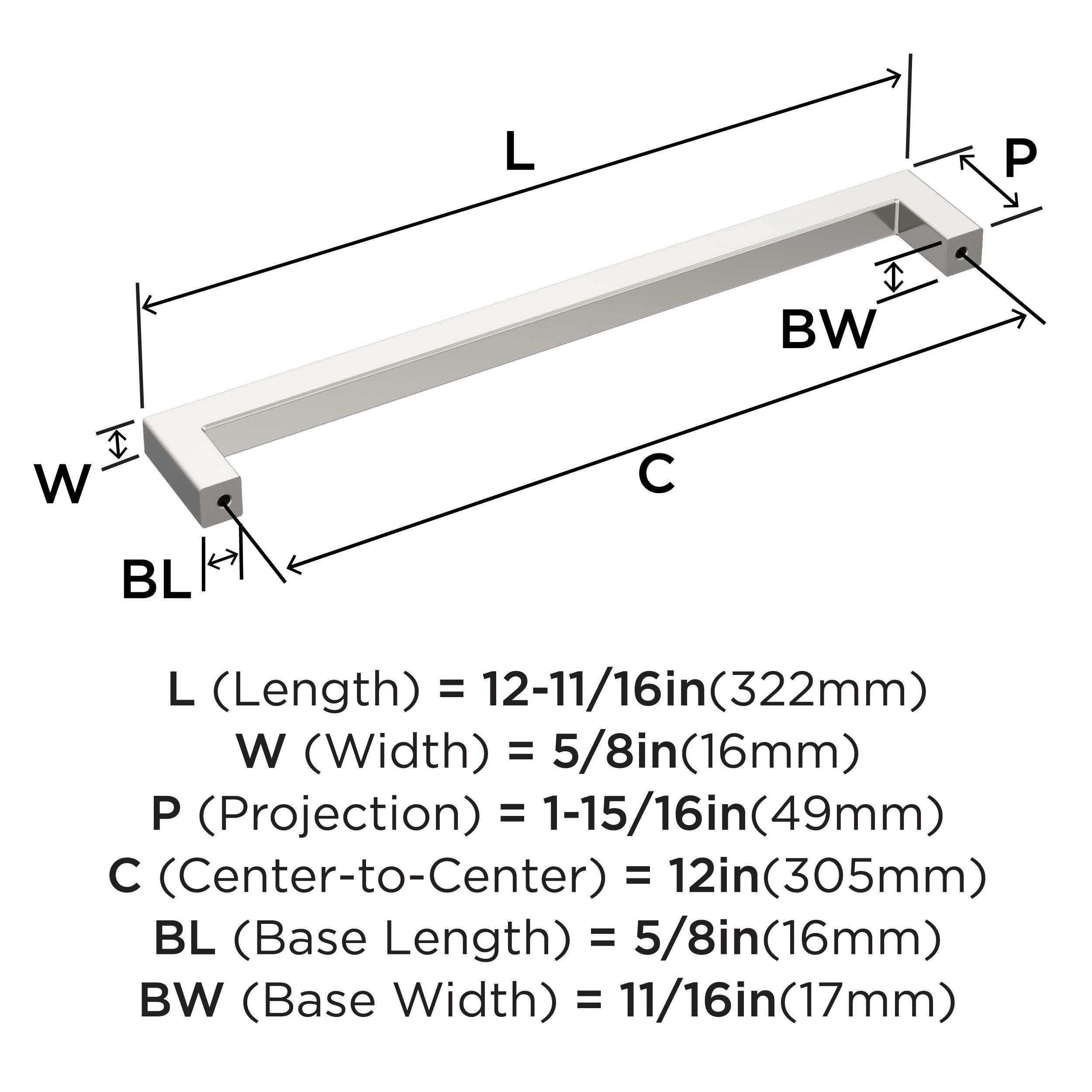 Amerock BP54045PN Cabinet-Pulls - View #5