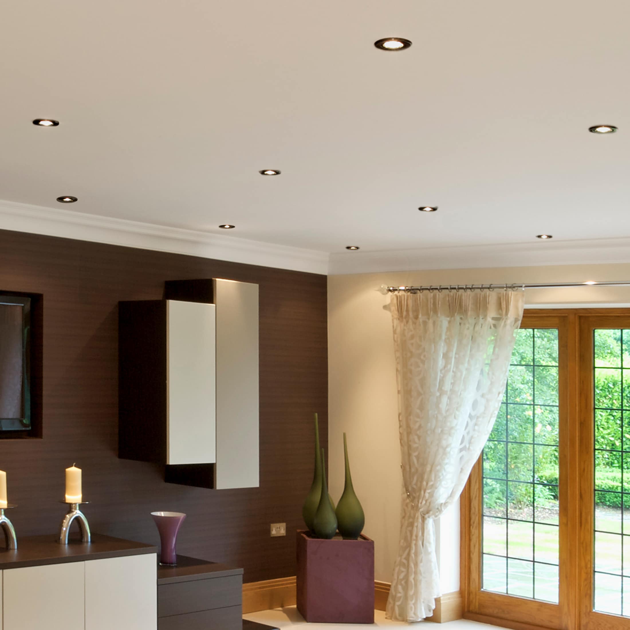 Black 3-Inch Ultra-Thin Aluminum LED Recessed Downlight