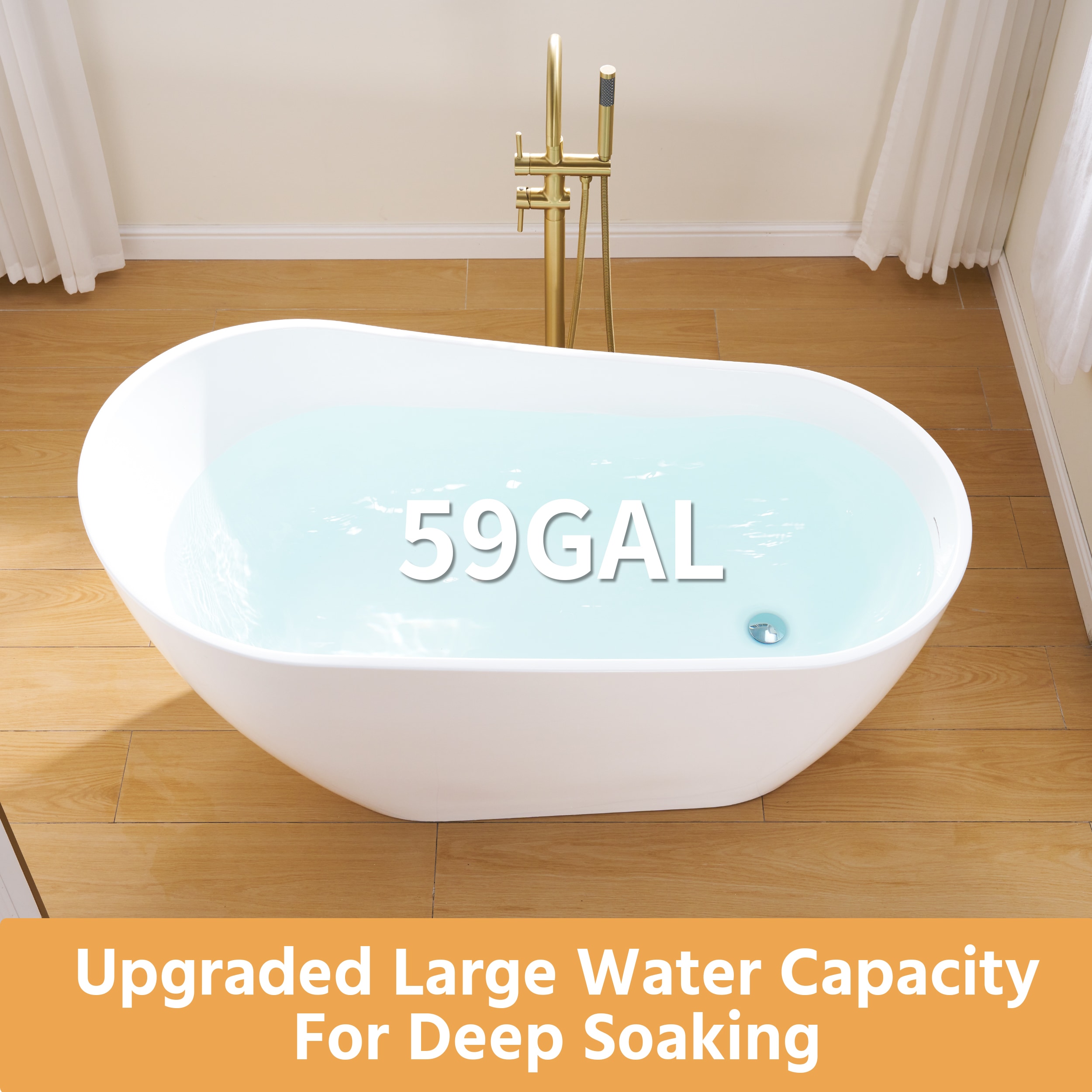 WELLFOR TO-ED-BV30GYBK bathtubs - View #5