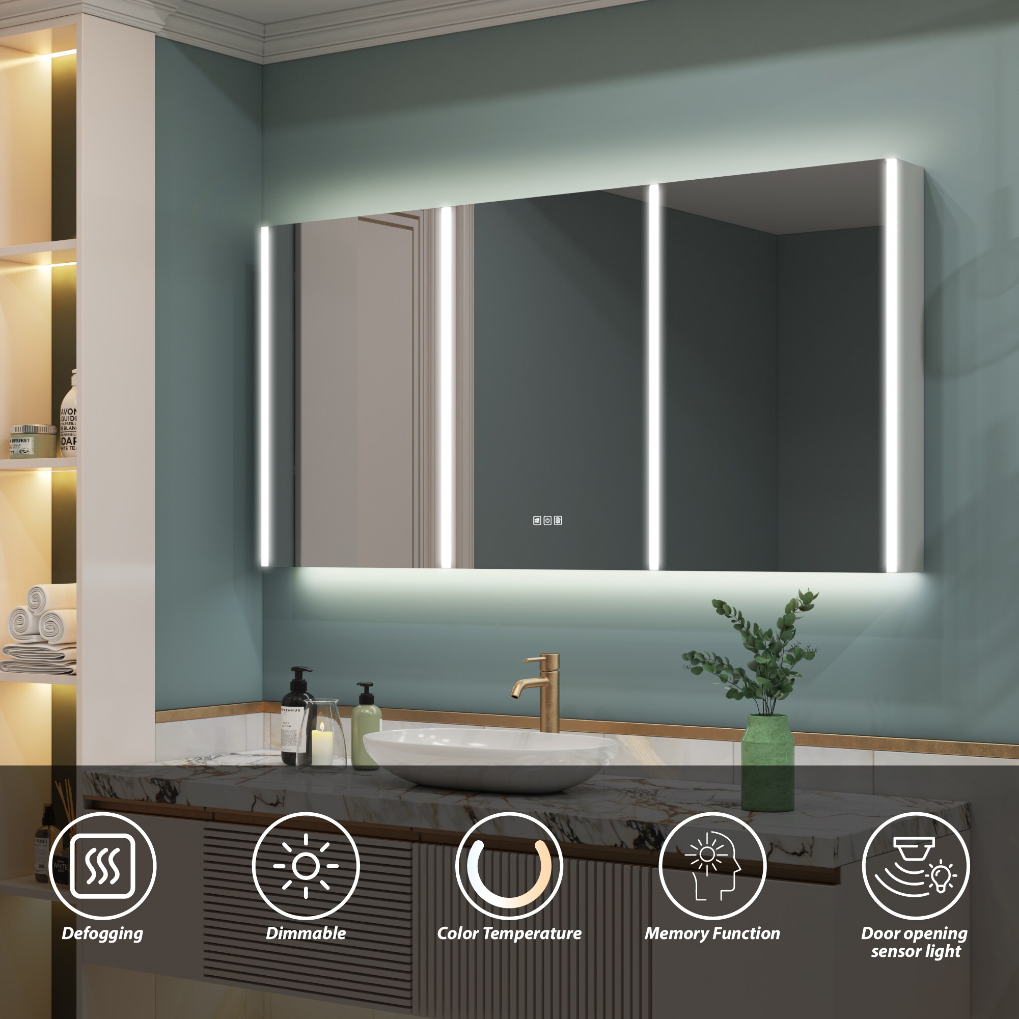 WELLFOR W14MCL6030 Bathroom-Medicine-Cabinets - View #4