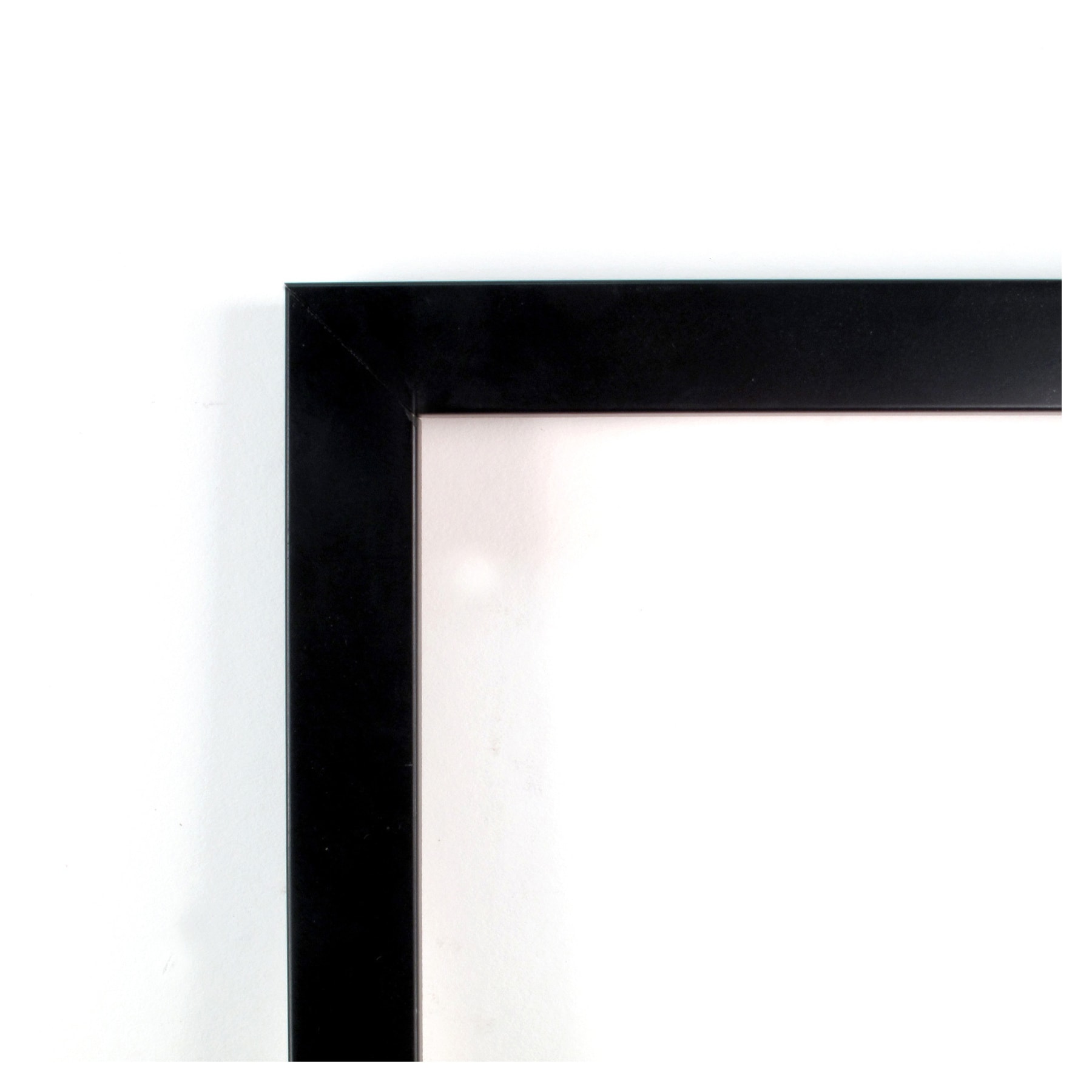 Svelte Noir Black Wood Bathroom Vanity Mirror