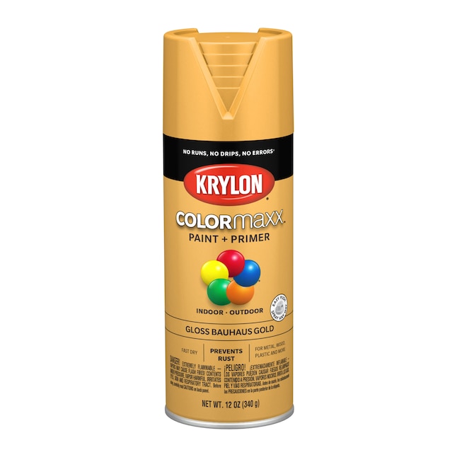 Krylon 11 Oz. Metallic Gloss General Purpose Spray Paint, Gold - McCabe Do  it Center