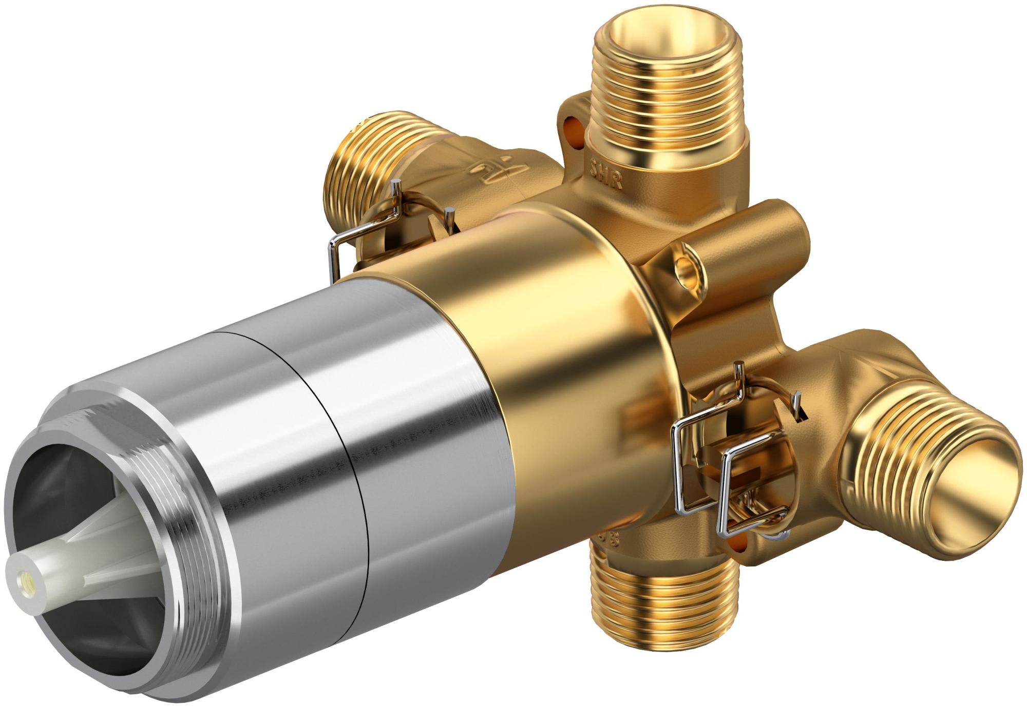 Rohl House of  R23 1/2 Inch Thermostatic Roughin Valve with NPT Connection Type with up to 2 Independent and 1 Shared Function