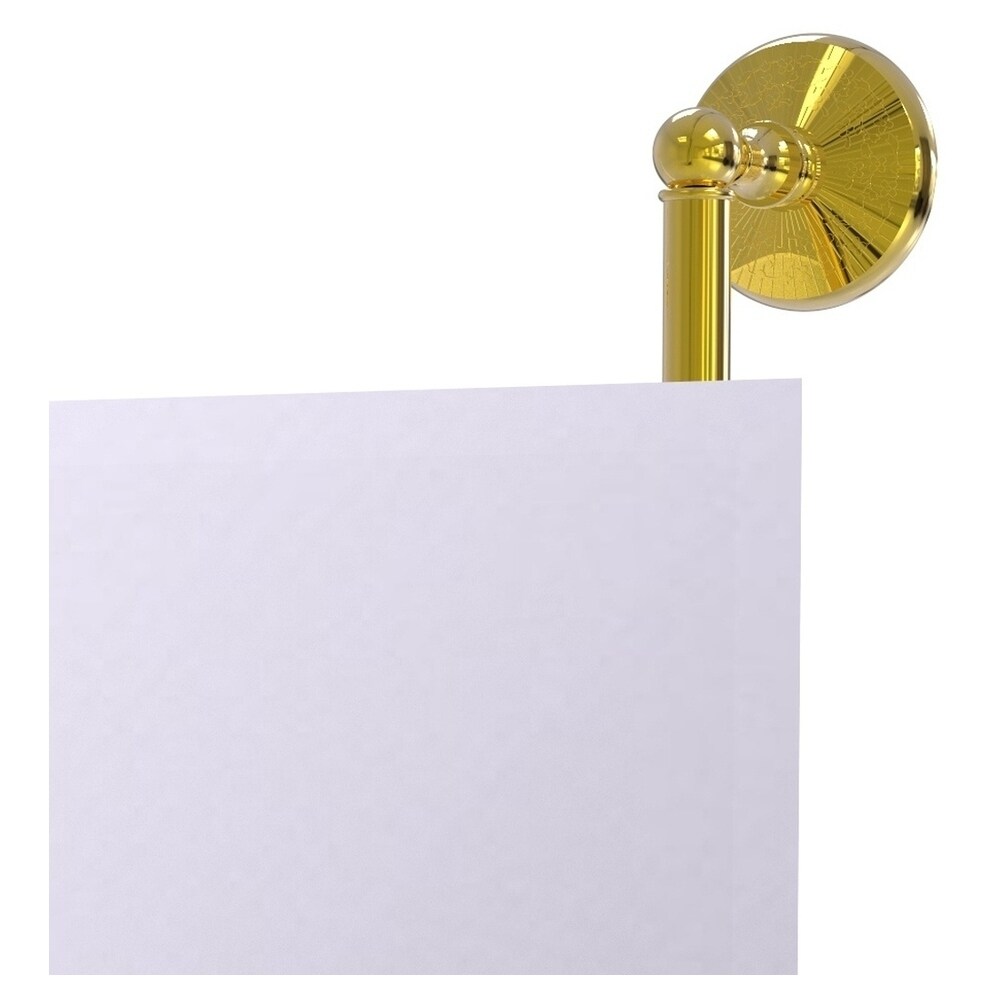 Allied Brass Monte Carlo 24-in Polished Brass Wall Mount Single