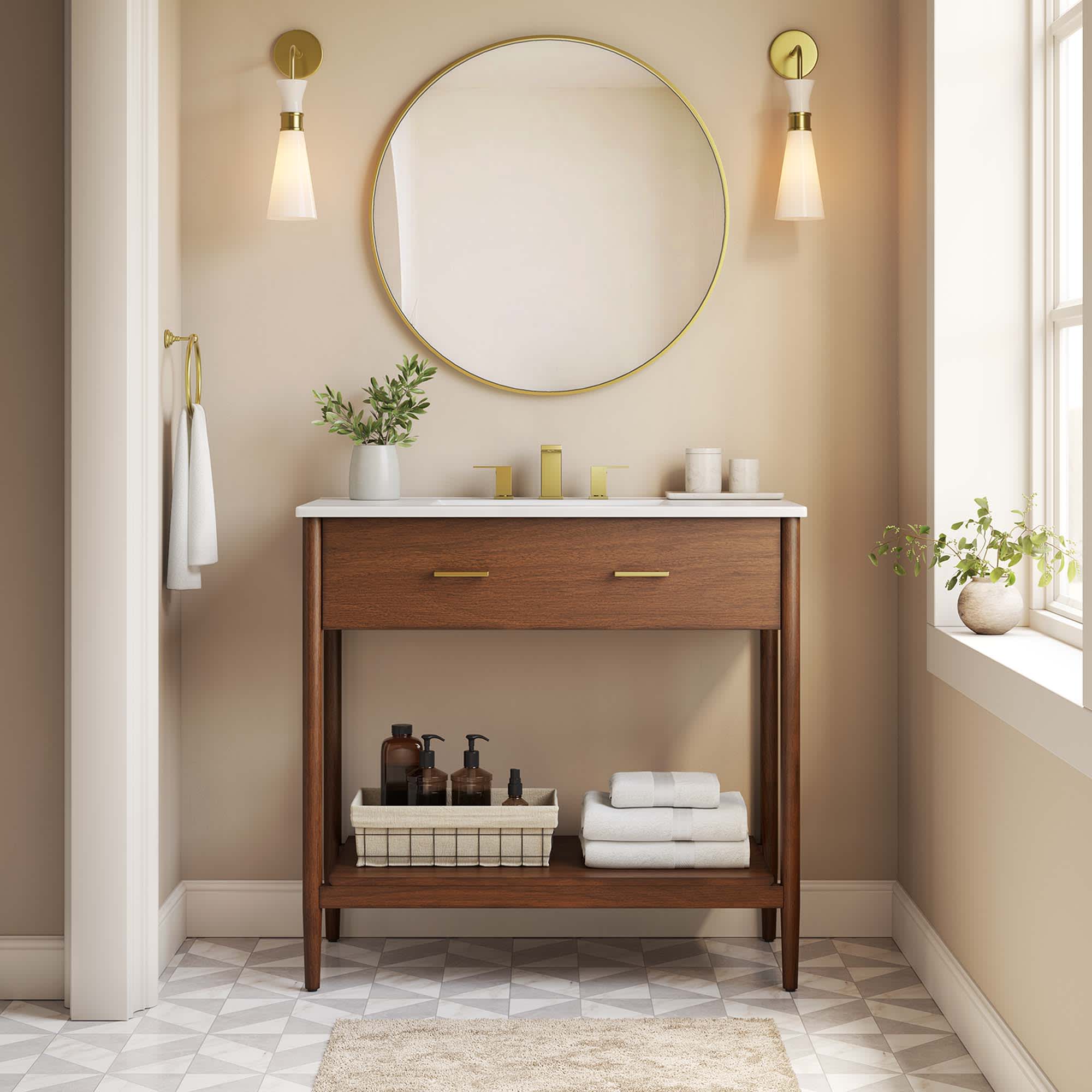 Modway EEI-6822-WAL-WHI Bath-Vanity-Combo - View #4