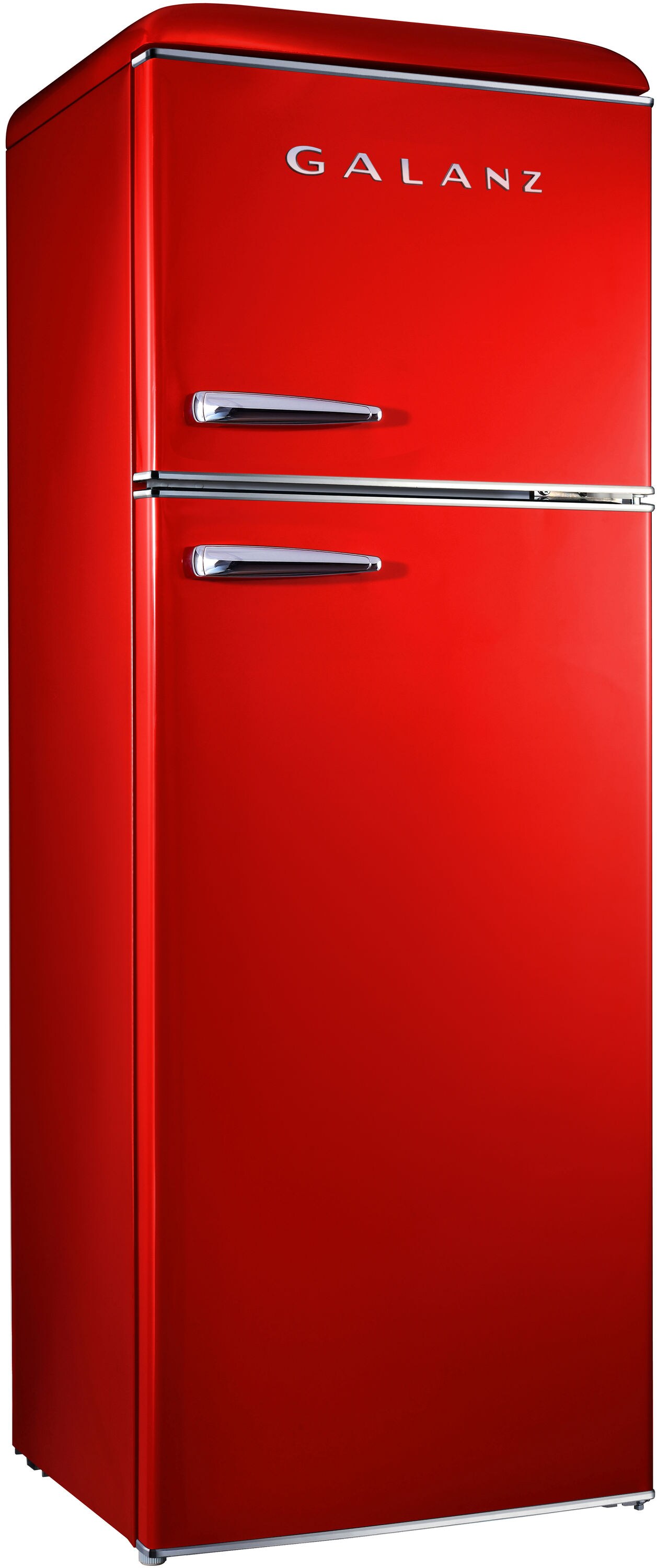 Galanz 12-cu ft Counter-depth Top-Freezer Refrigerator (Hot Rod