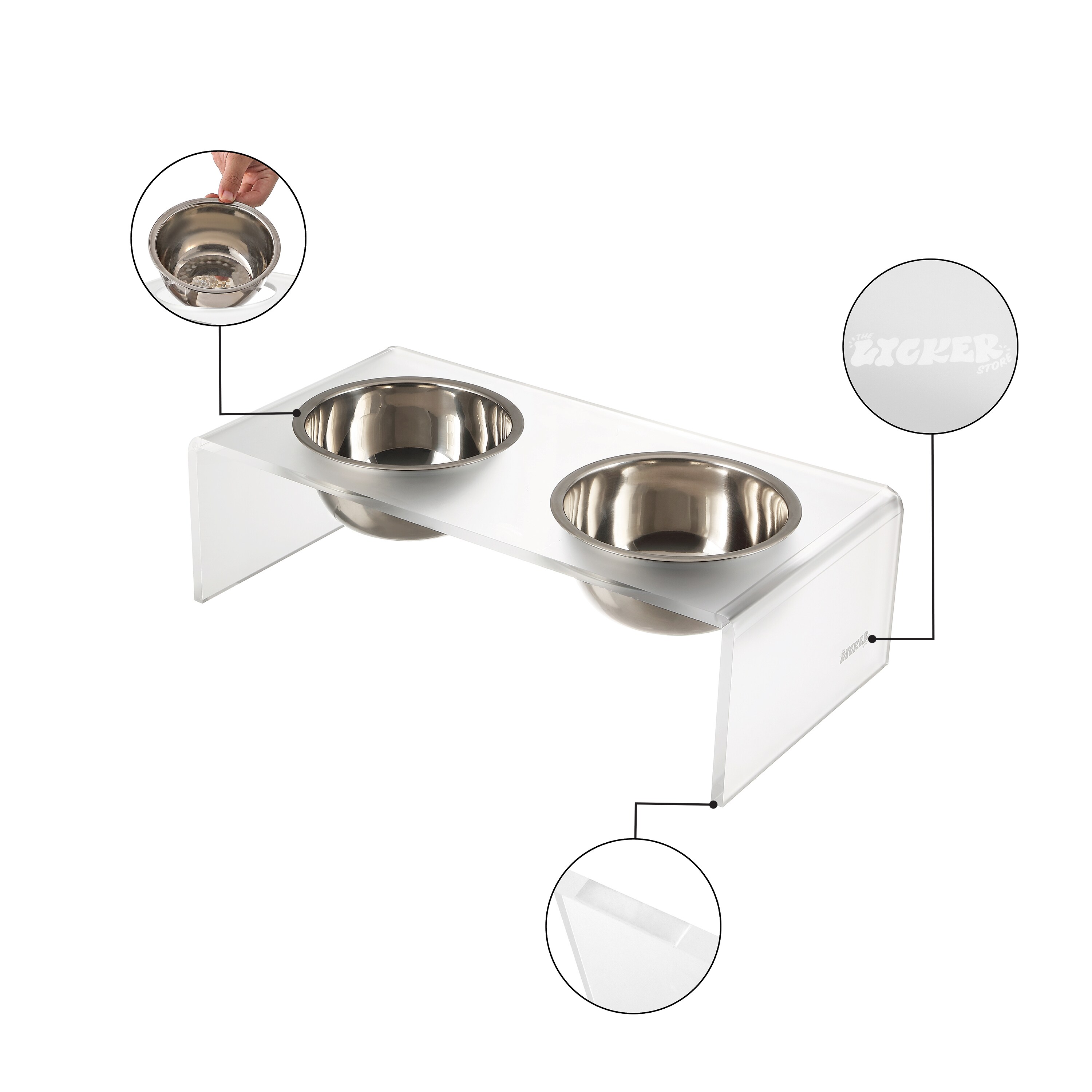 The Licker Store DBL2001K Pet-Bowls - View #6