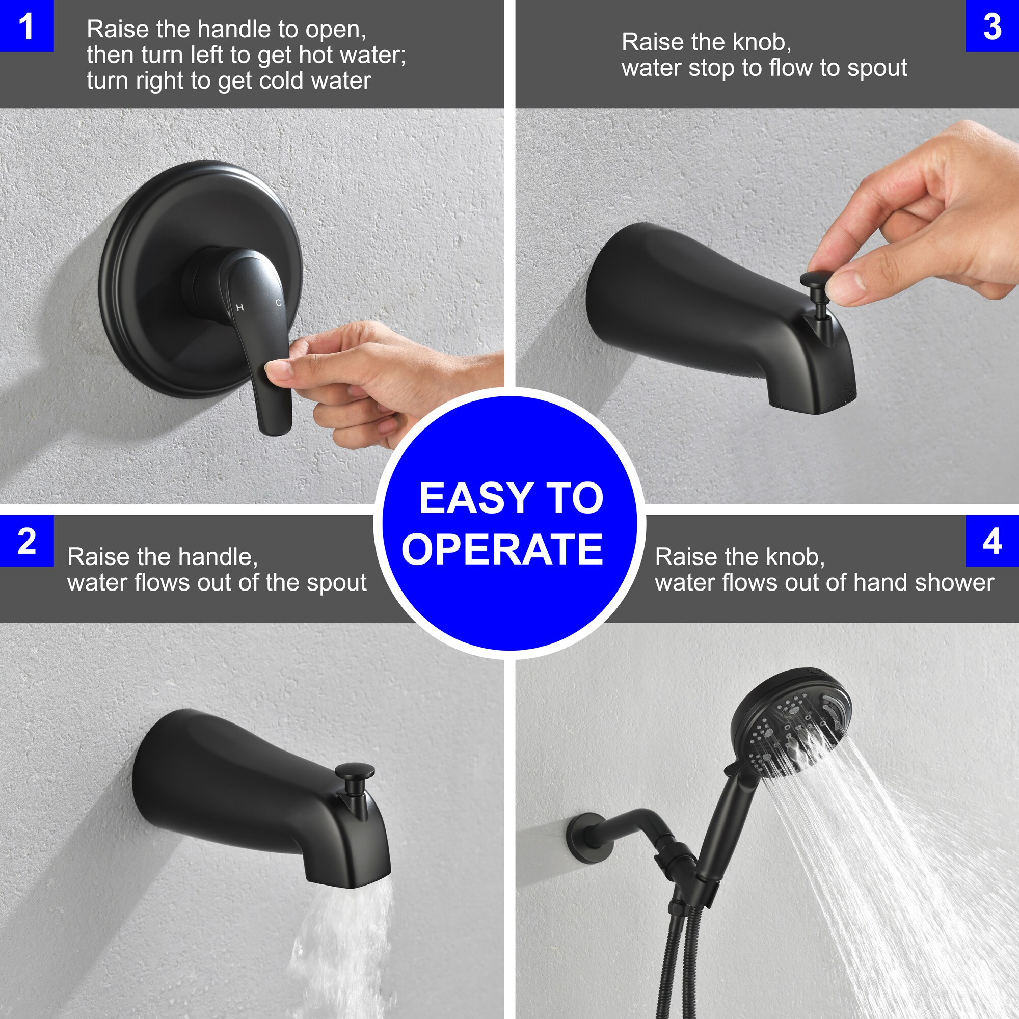 AAZJ NBC-CM70519 Showerhead-Bar-Panels - View #10