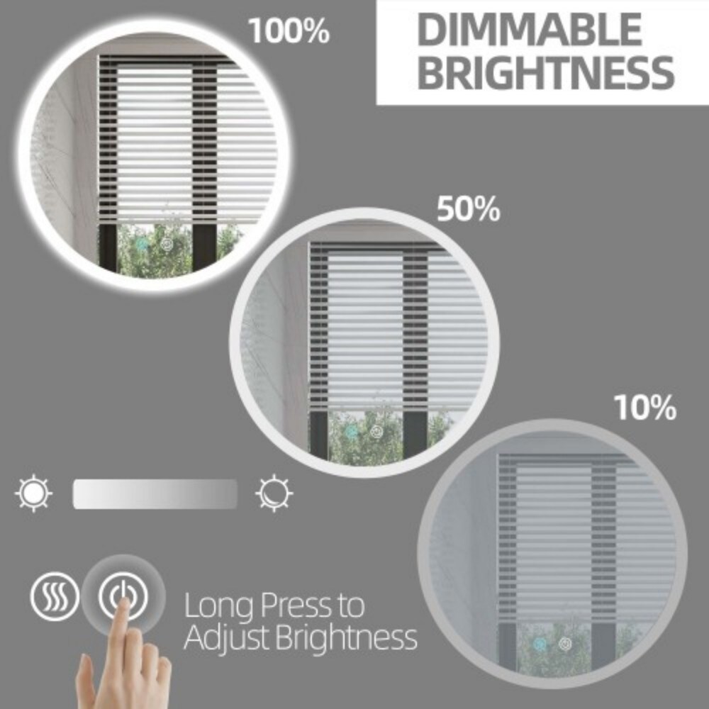 AAZJ BG-RD-2424-M Framed-Bath-Mirrors - View #8