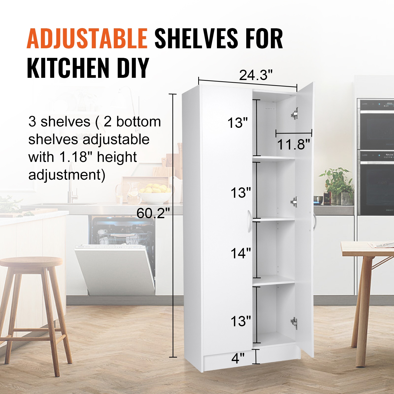 VEVOR SCMZDKCWJ12D02858V0 Pull-Out-Cabinet-Baskets - View #3