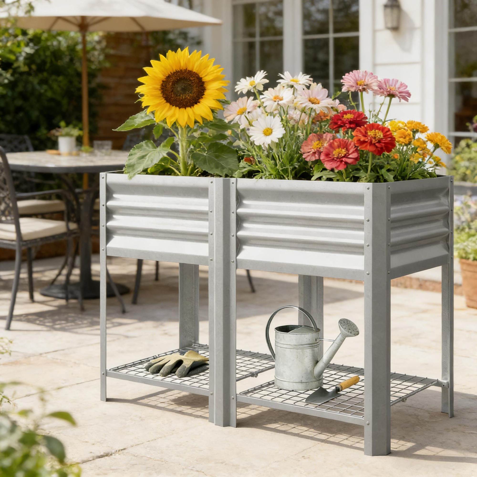 Adrinfly LAD0422GI77 Raised-Planter-Boxes - View #3