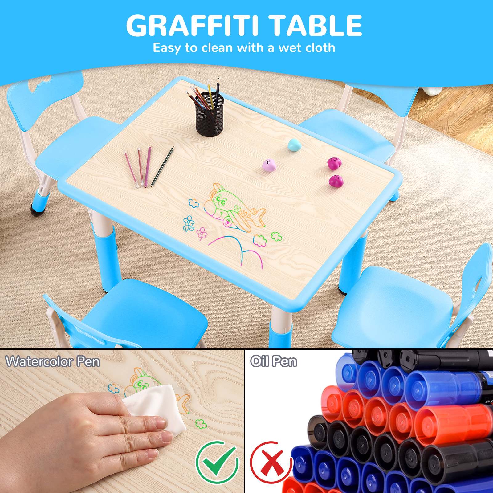 WhizMax LSNL-PHO-14R58BPH Kids-Play-Tables - View #5