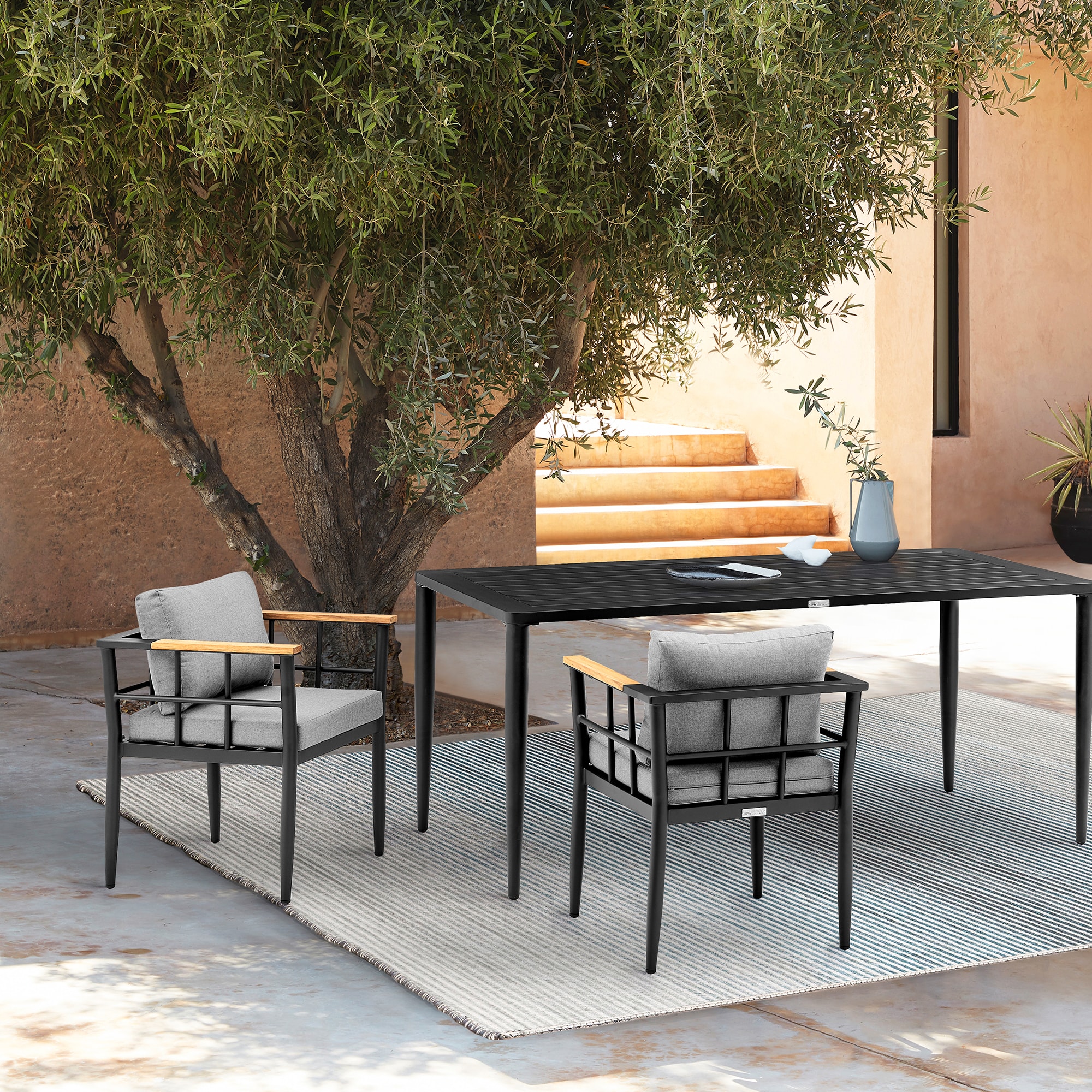 Armen Living LCEZCHBL Dining-Chairs - View #11