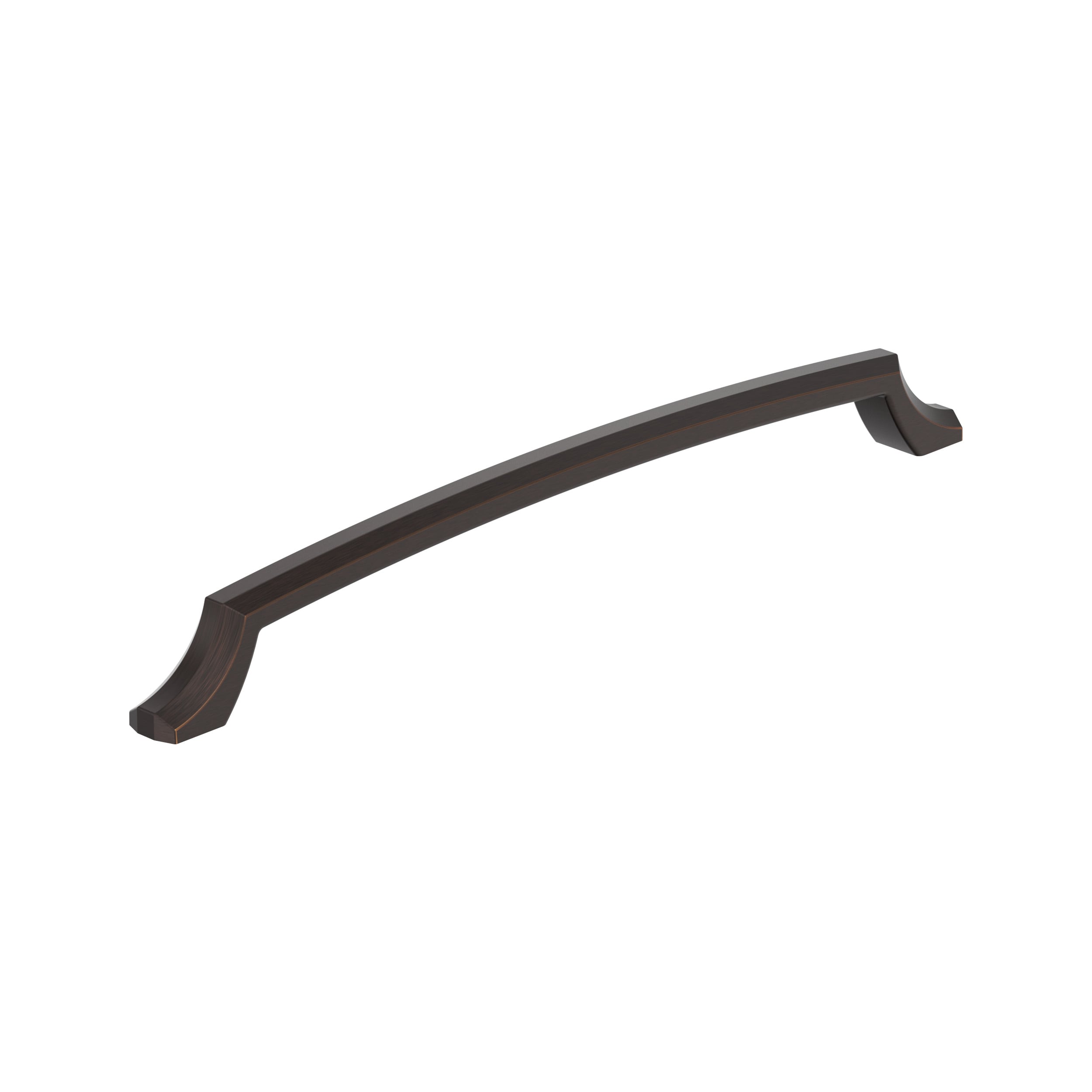 Amerock BP36712ORB Bellamy 10-1/16-in , 256mm Center to Center Oil-Rubbed Bronze Arch Handle