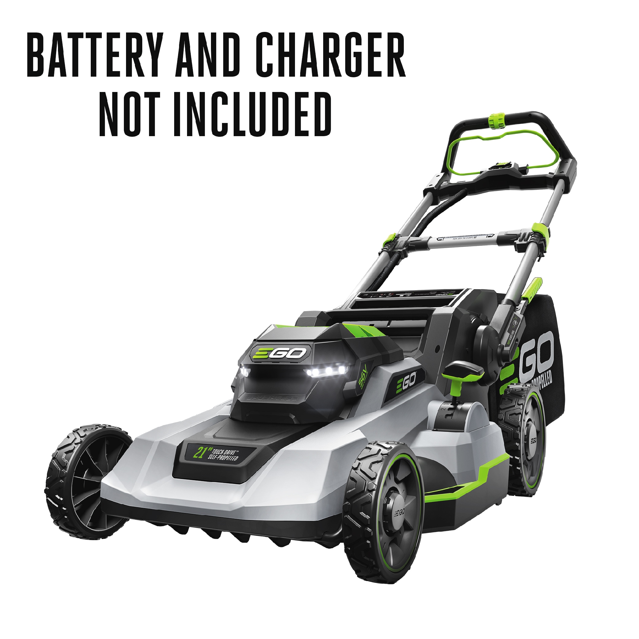 EGO POWER+ Touch Drive 56-volt 21-in Cordless Self-propelled Lawn Mower  (Battery and Charger Not Included) in the Cordless Electric Push Lawn Mowers  department at