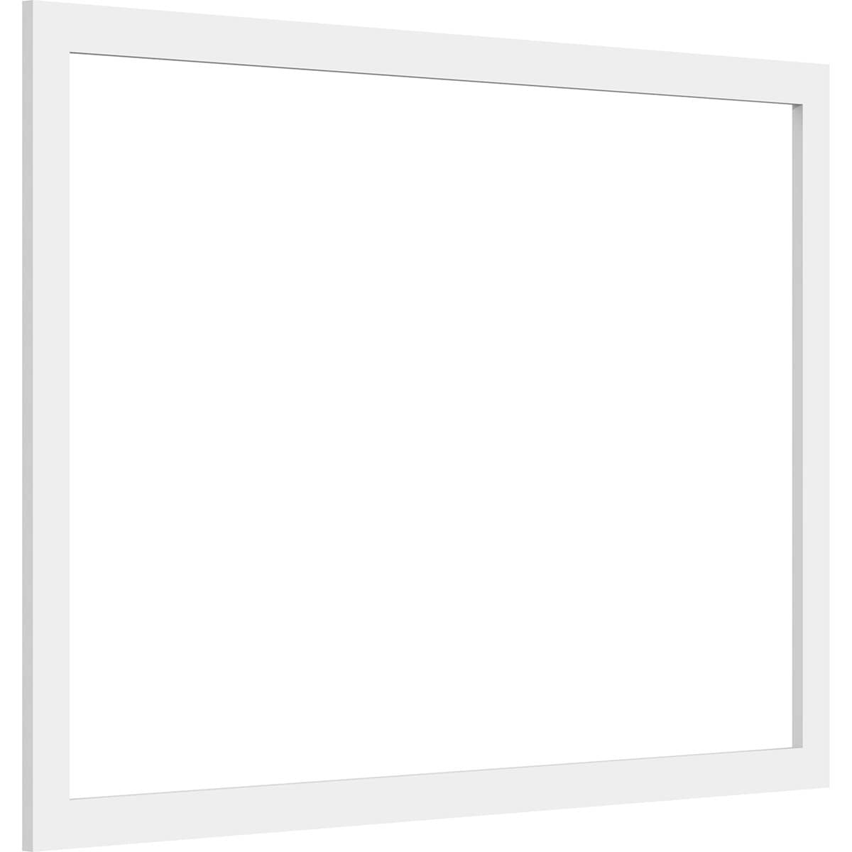 Ekena Millwork WALP38X26X037PRE 38-in x 26-in Smooth Paintable/Stainable White PVC Fretwork Wall Panel (