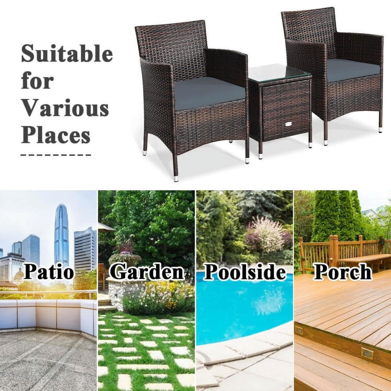 Choco Moon 5357740124448 Patio-Conversation-Sets - View #4
