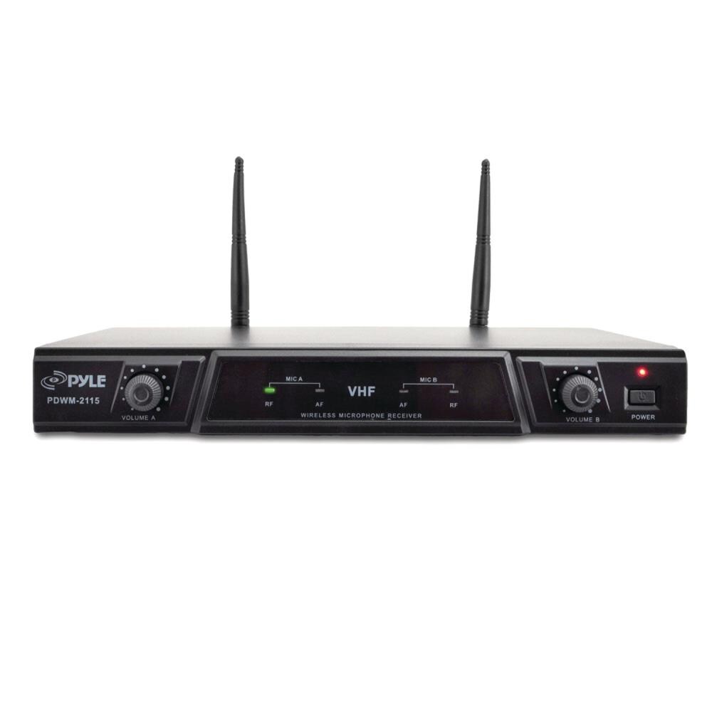 Pyle Pro VHF Wireless Microphone Receiver System with Independent