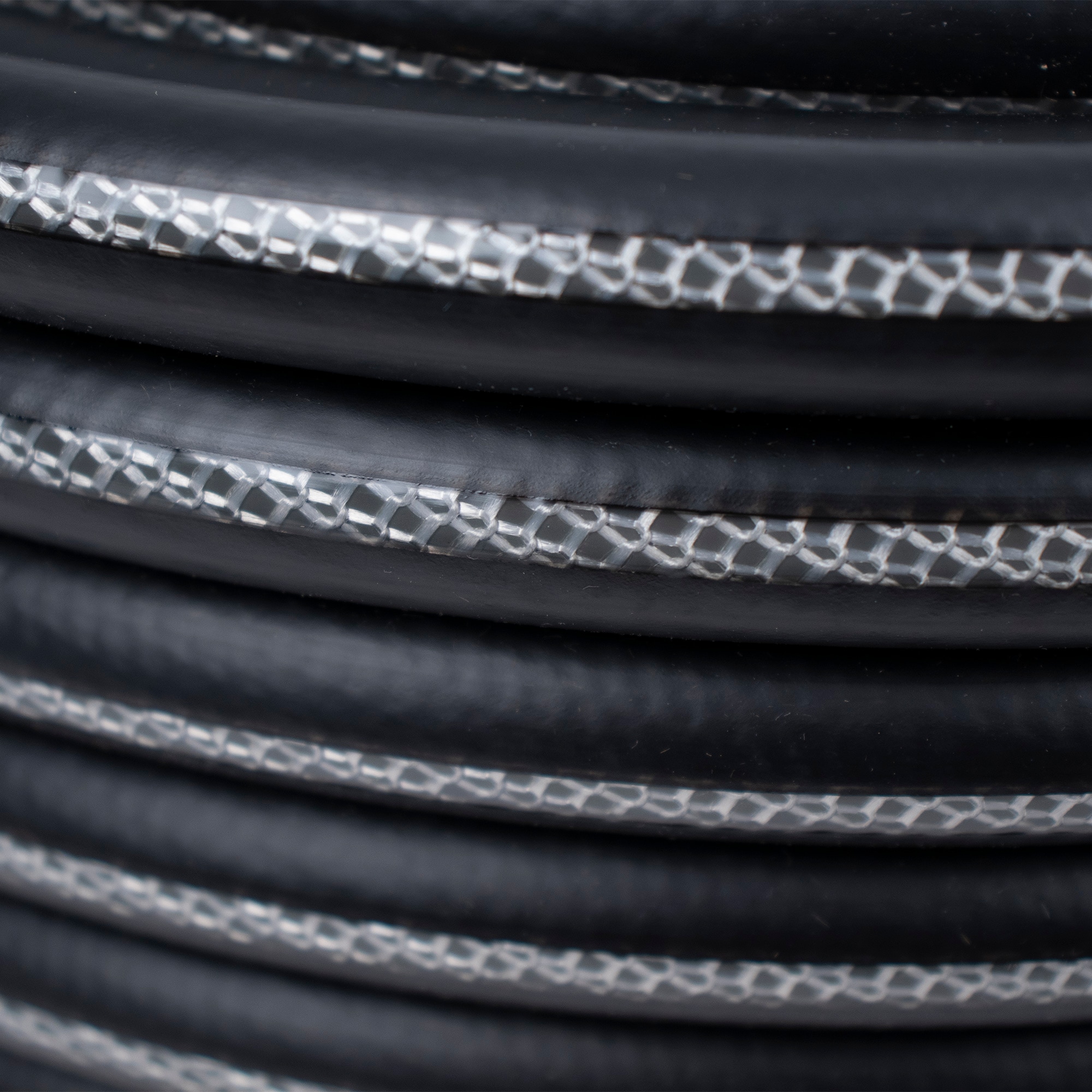 Neverkink Max Teknor Apex 5/8-in x 100-ft Contractor-Duty Kink Free Vinyl  Black Coiled Hose in the Garden Hoses department at