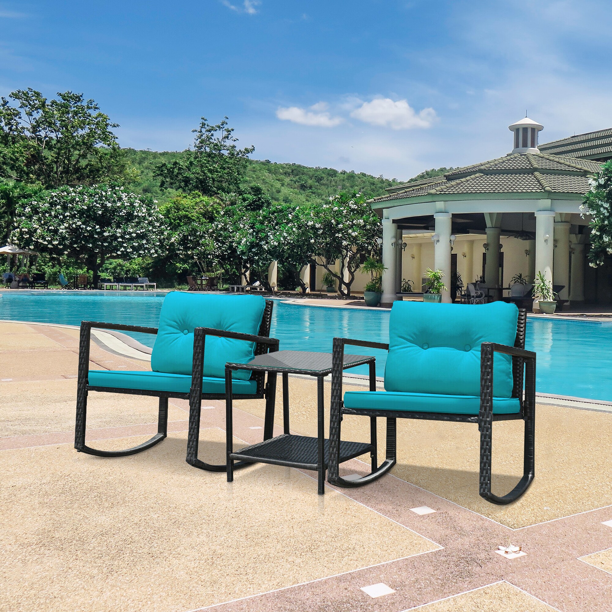 WELLFOR OUJ62861TU Patio-Conversation-Sets - View #5