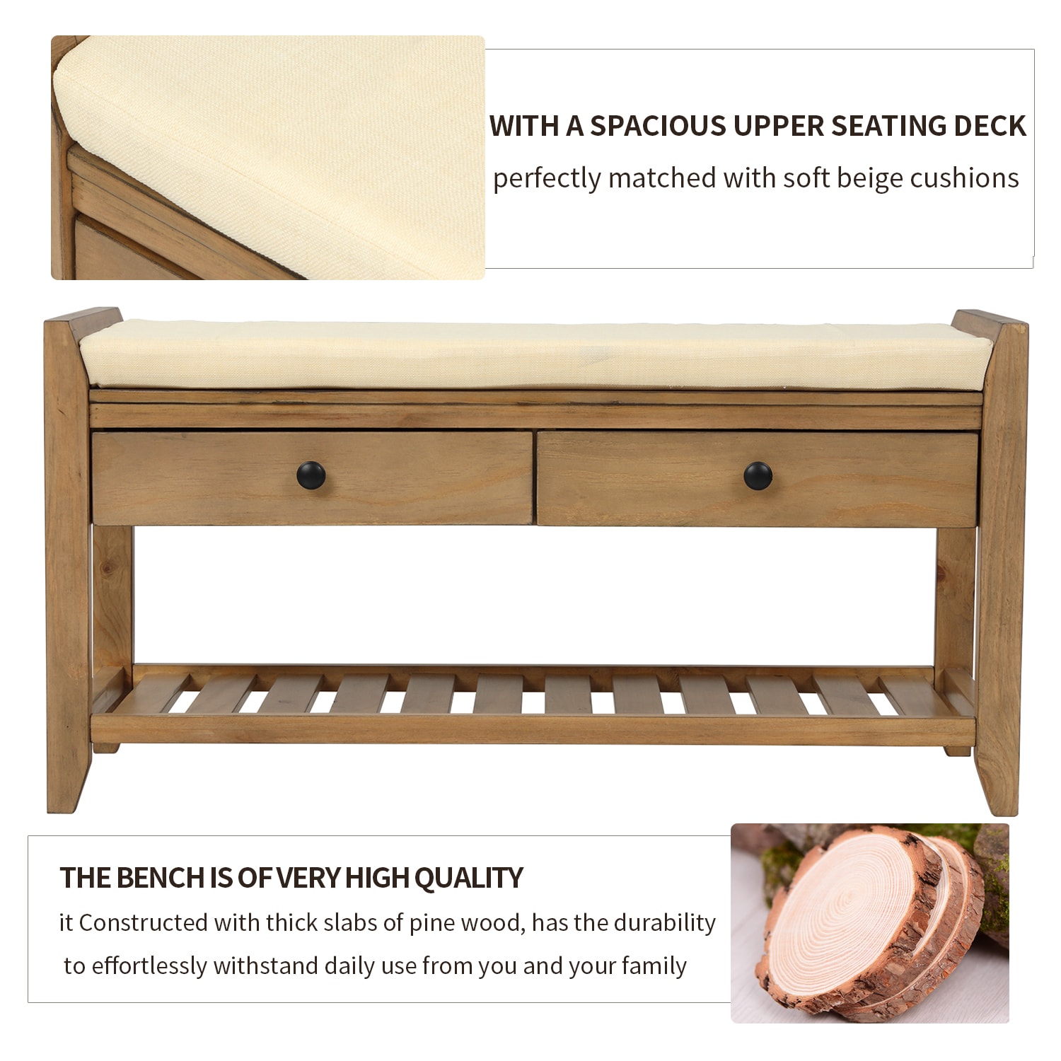 ModernLuxe WF195386AAD bench - View #6