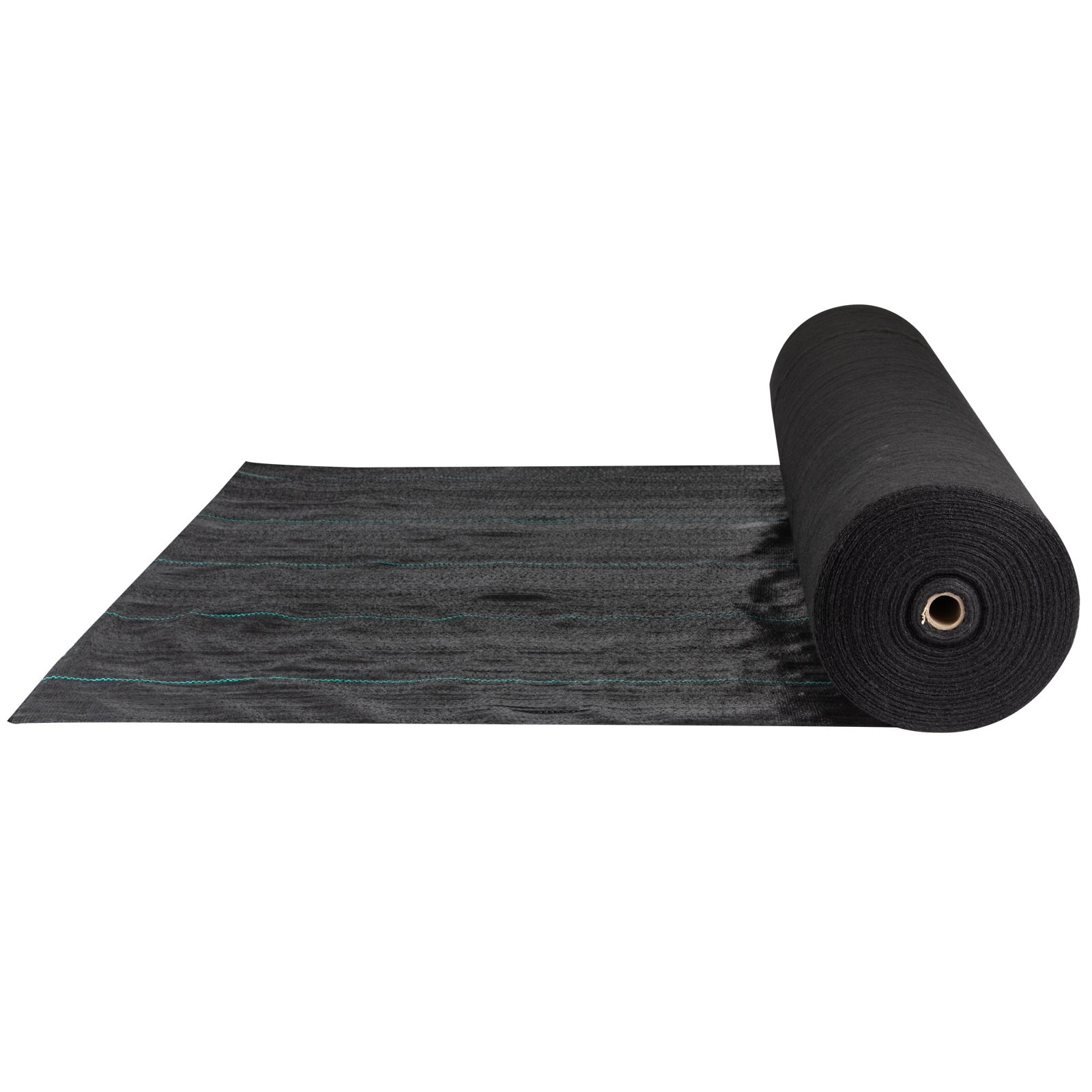 Mecale 300-ft x 4-ft 5.8-oz Polypropylene Weed Barrier Landscape Fabric for driveway underlayment and greenhouse lanes