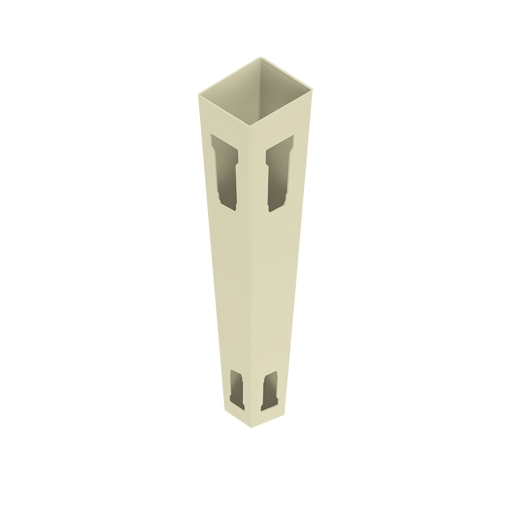 Freedom 73014631 Emblem 9-ft H x 5-in W Sand Privacy Vinyl Corner Fence post (Unassembled)