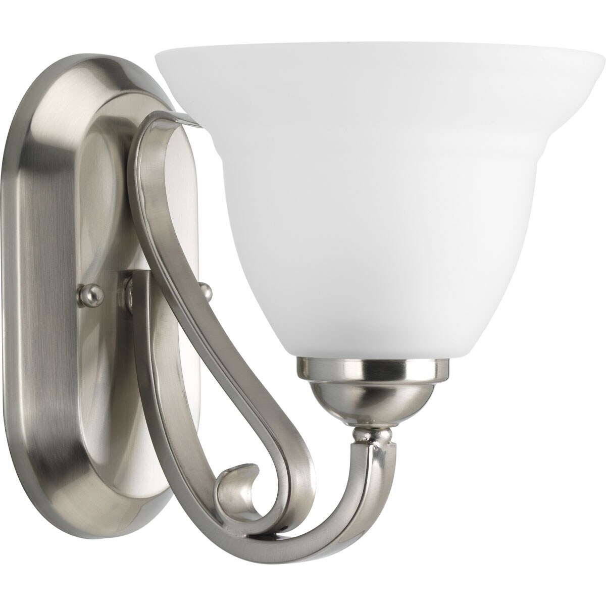 Progress Lighting P2881-09 Torino 7-in 1-Light Brushed Nickel Transitional Vanity Light