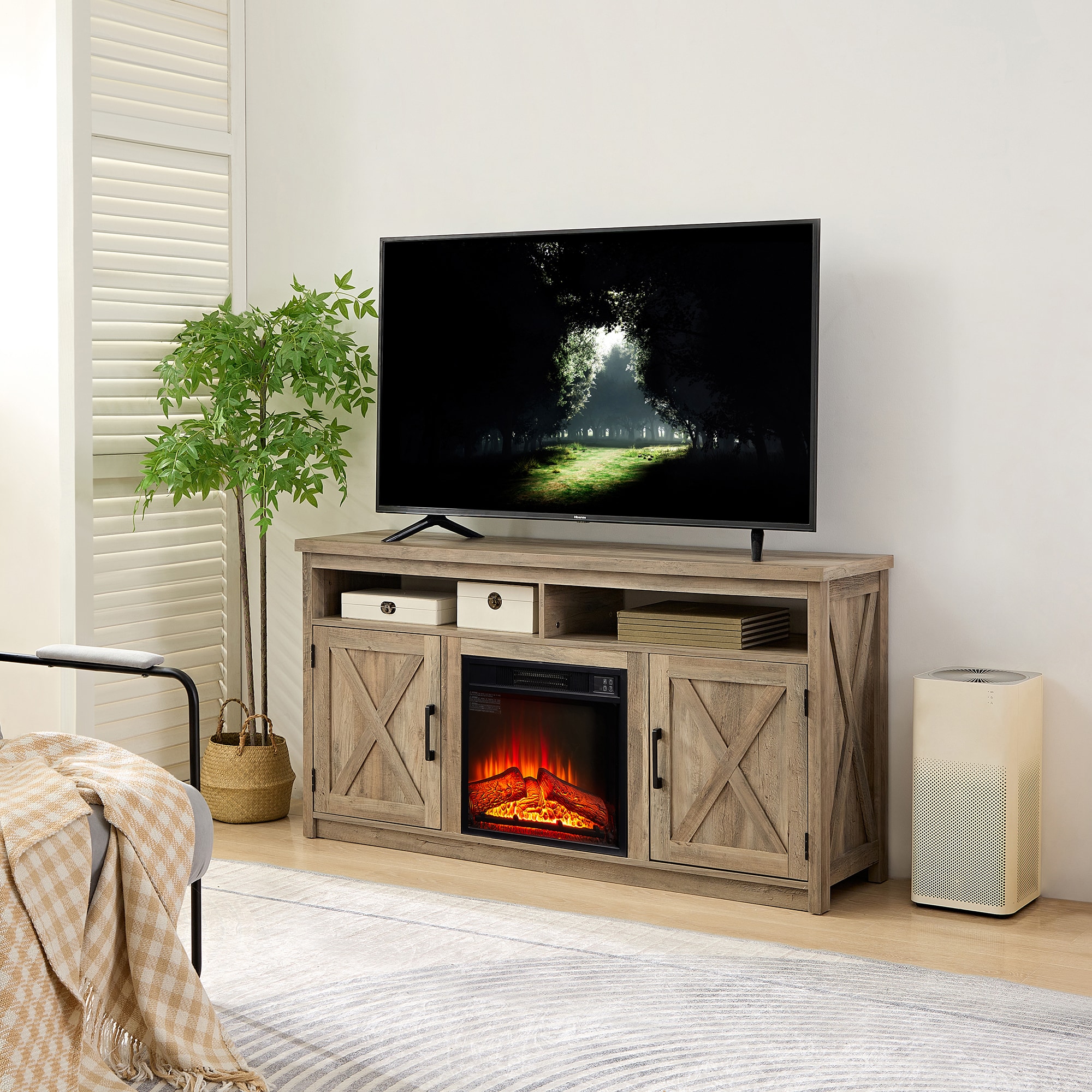 SINOFURN SYC500002GW Electric-Fireplaces - View #3