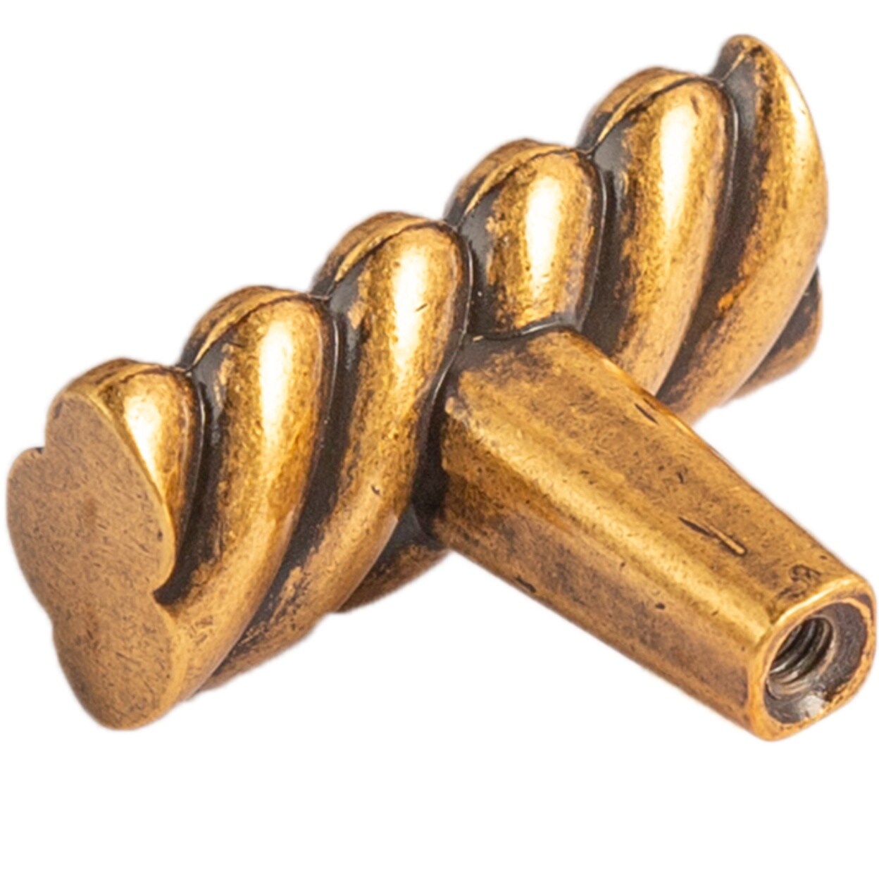 Utopia Alley HW439EB-5 HW439XXX 1-1/2-in Antique European Brass Bar Classic Cabinet Knob
