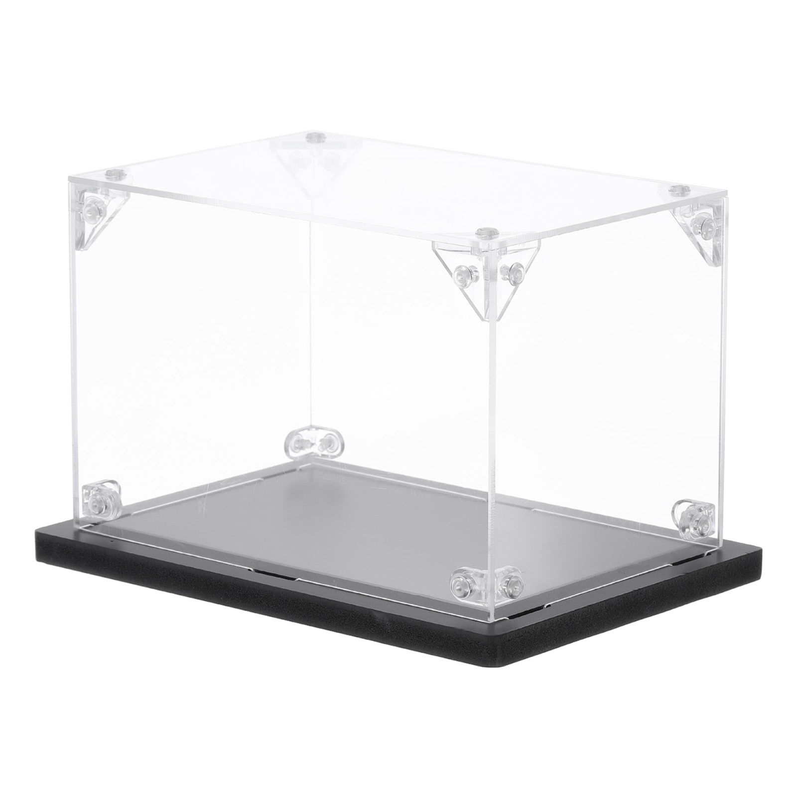 Unique Bargains Acrylic Display Case 4 Inchx6 Inchx4 Inch Clear Display Box Assemble Dustproof Display Box Storage Organizer for Collectibles Action Figures