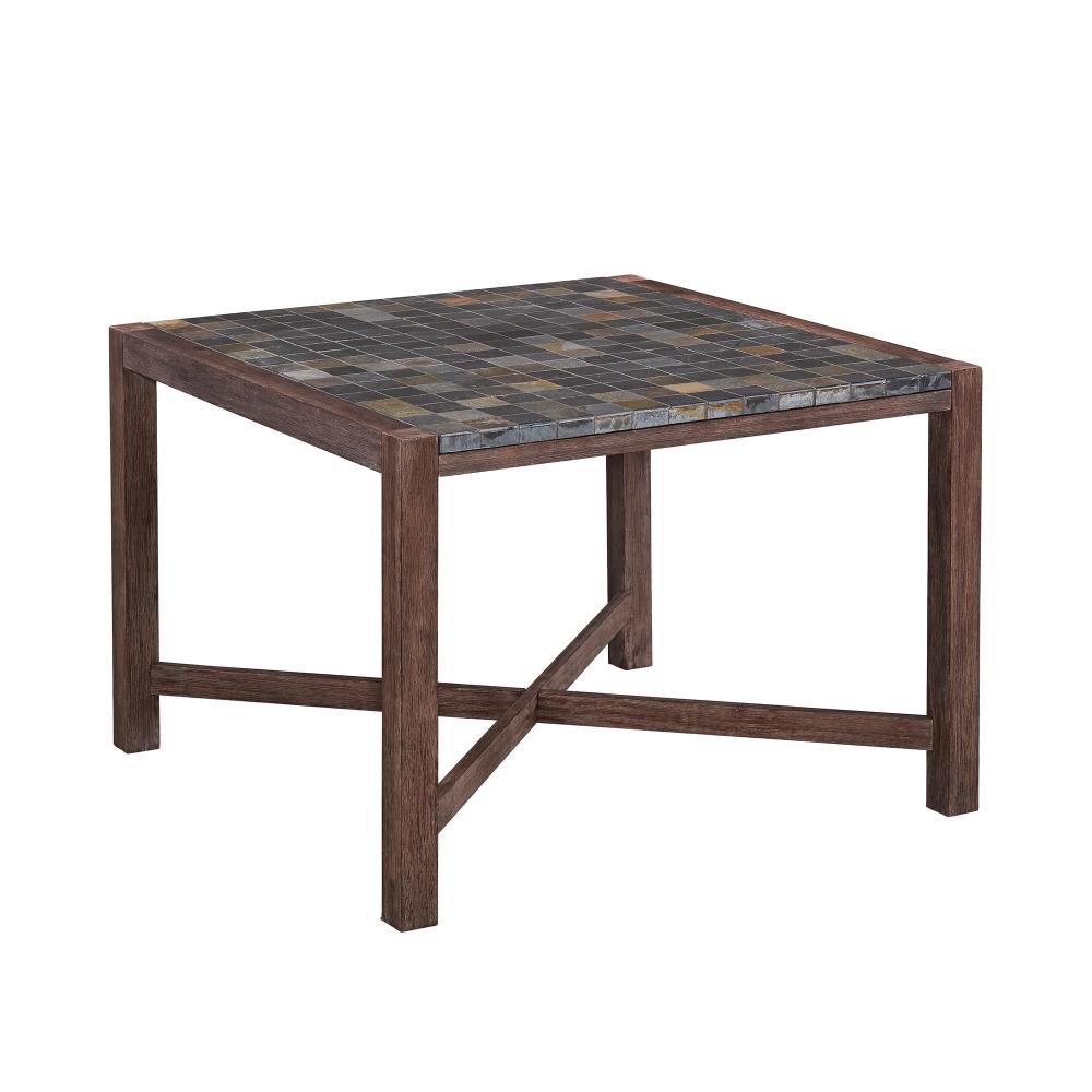 Home Styles 5601-37 Morocco Square Outdoor Dining Table 43.5-in W x 43.5-in L
