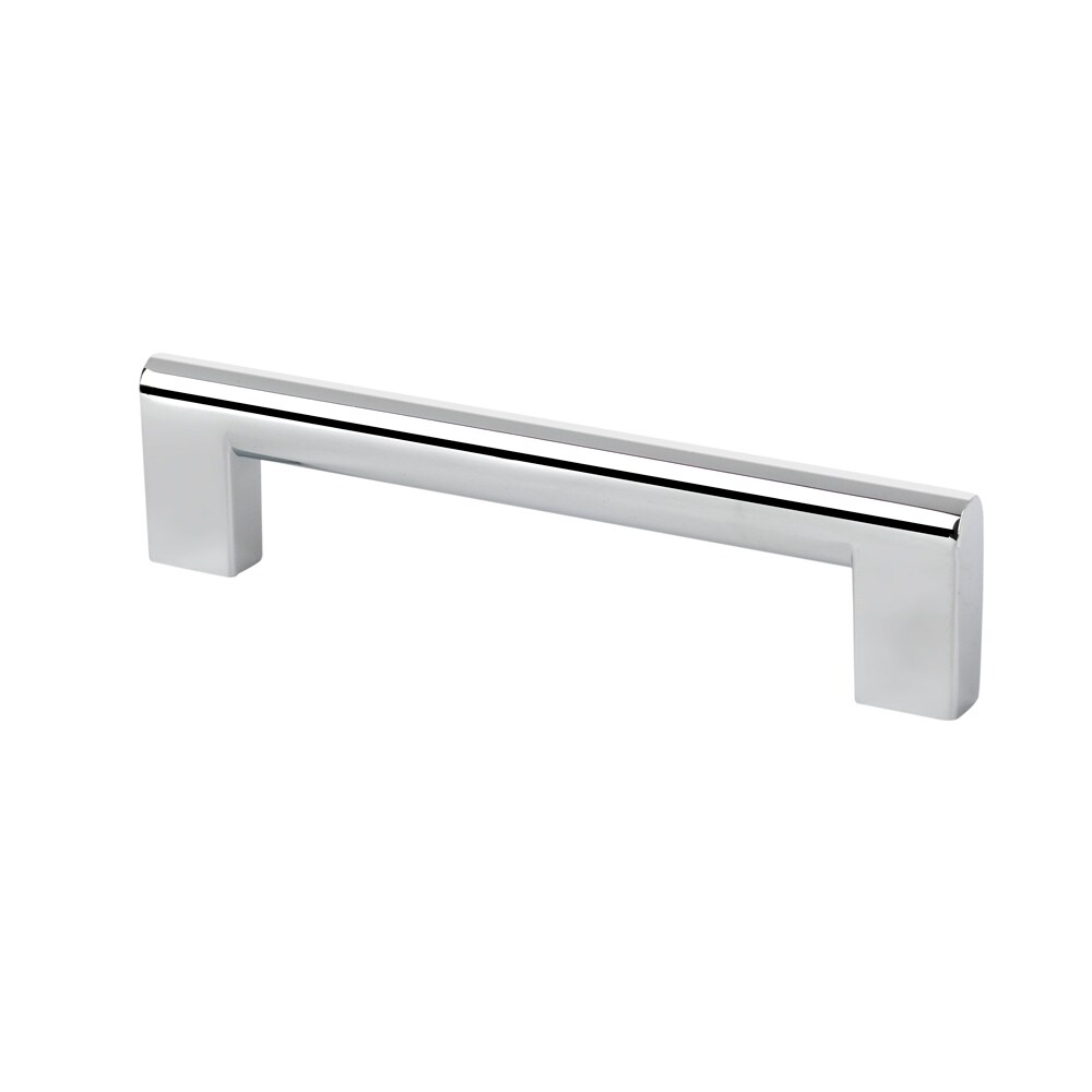 Topex Hardware Z01121280041 Contemporary 5-in Center to Center Chrome Rectangular Handle Drawer Pulls