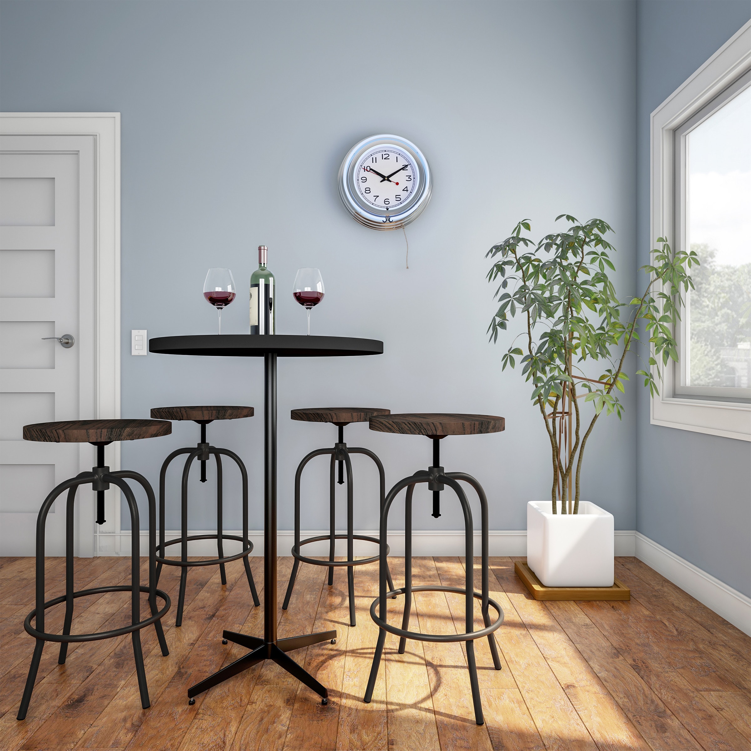 Hastings Home 821612ZYM Indoor-Outdoor-Clocks - View #5