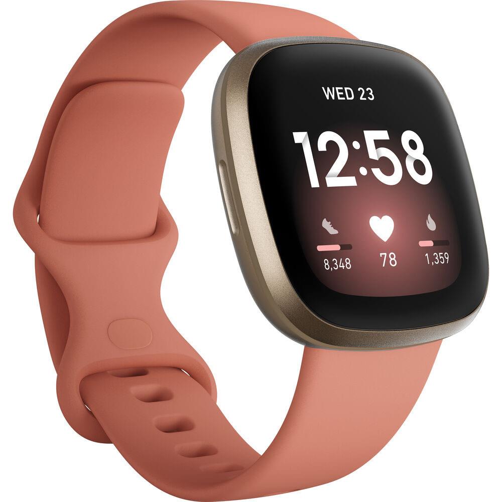 Fitbit Versa 3 Fitness Tracker with Step Counter, Heart Rate Monitor and  Gps Enabled at