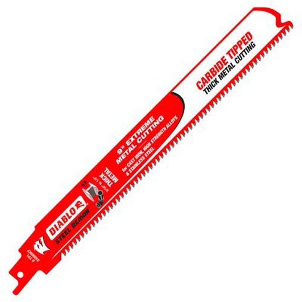 Diablo by Freud Codes DS0908CF 9 inch Steel Demon Carbide Recip Blade ...