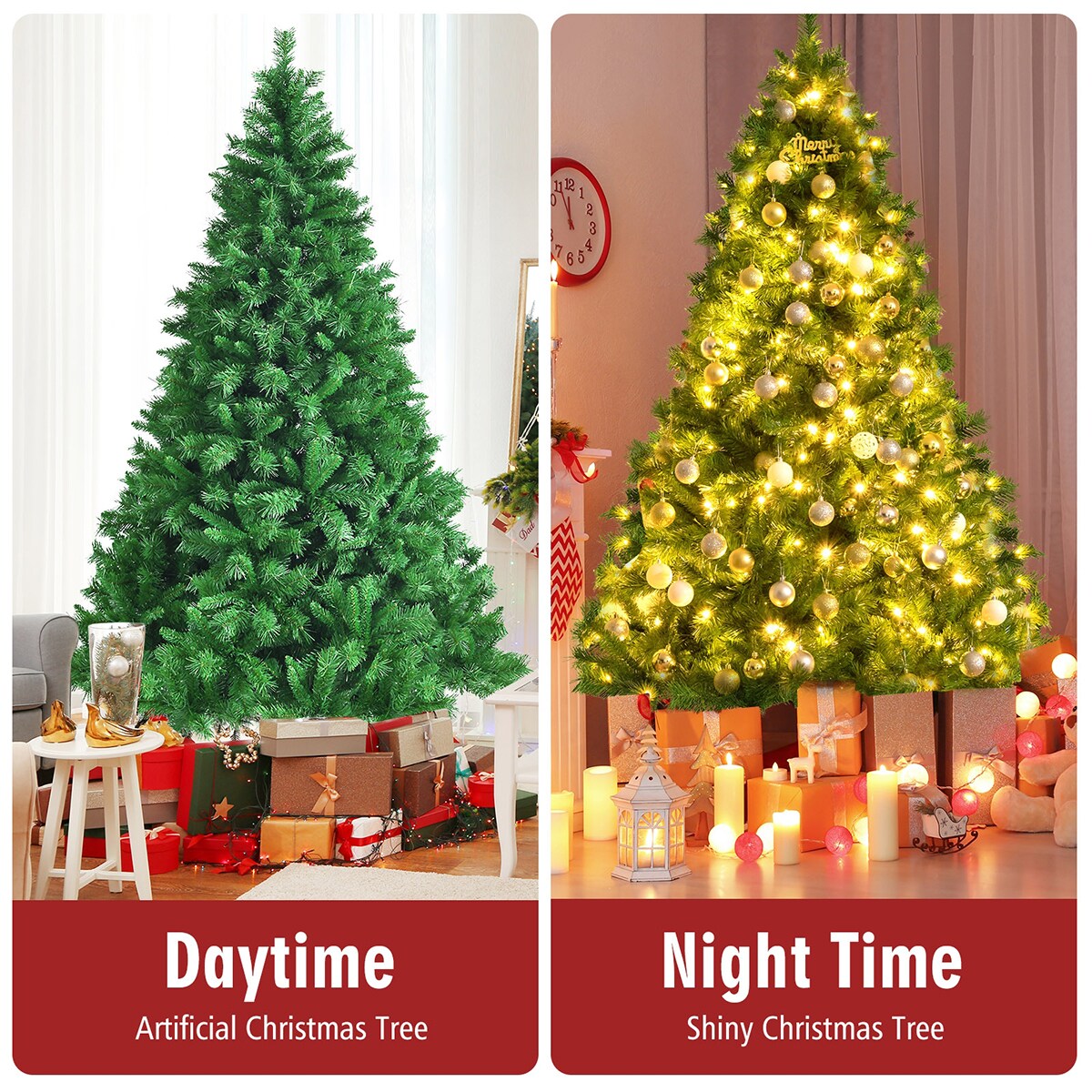 WELLFOR CM-HJY-23538US Artificial-Christmas-Trees - View #4