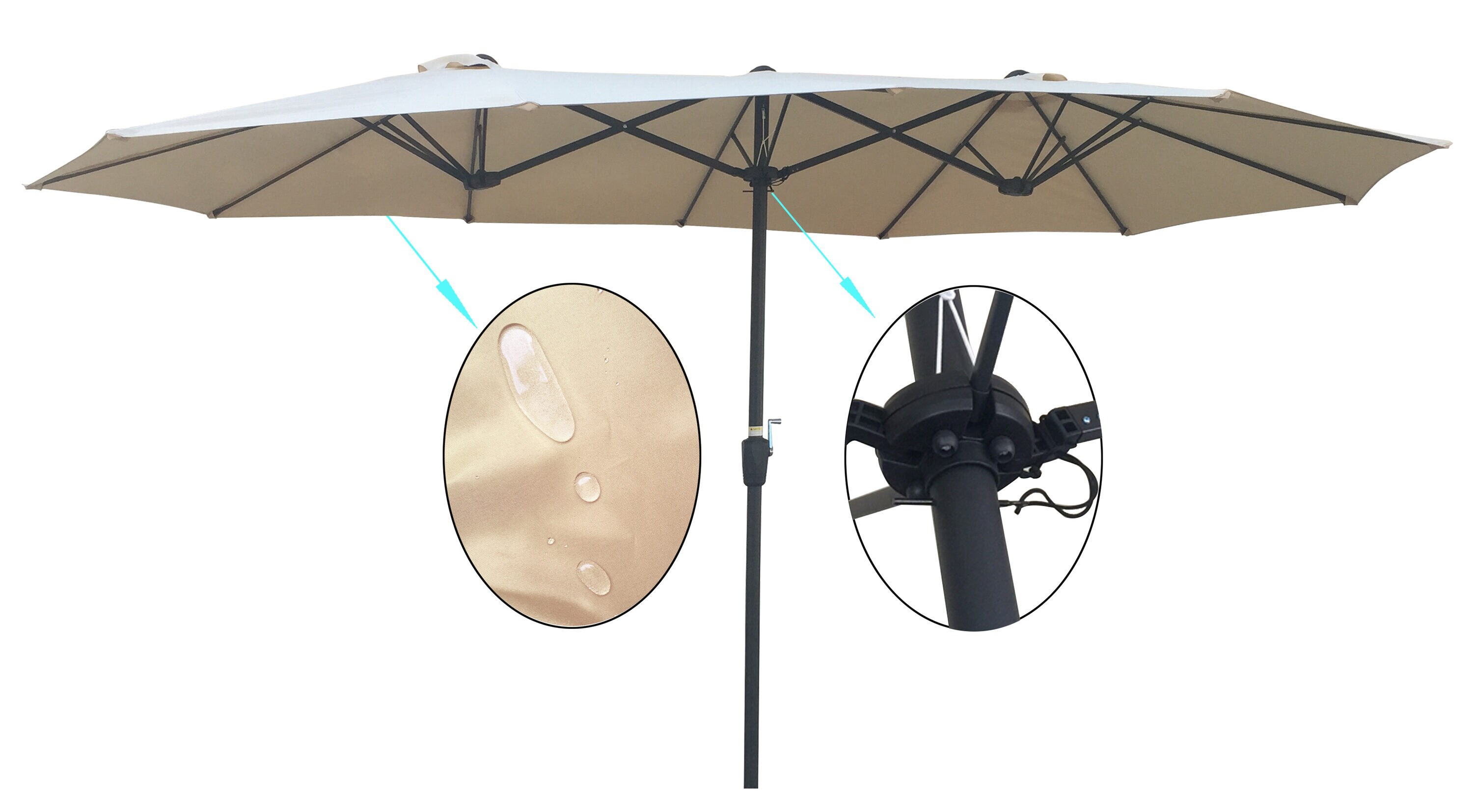 Runesay QCPATIO-09 Umbrellas-2 - View #2