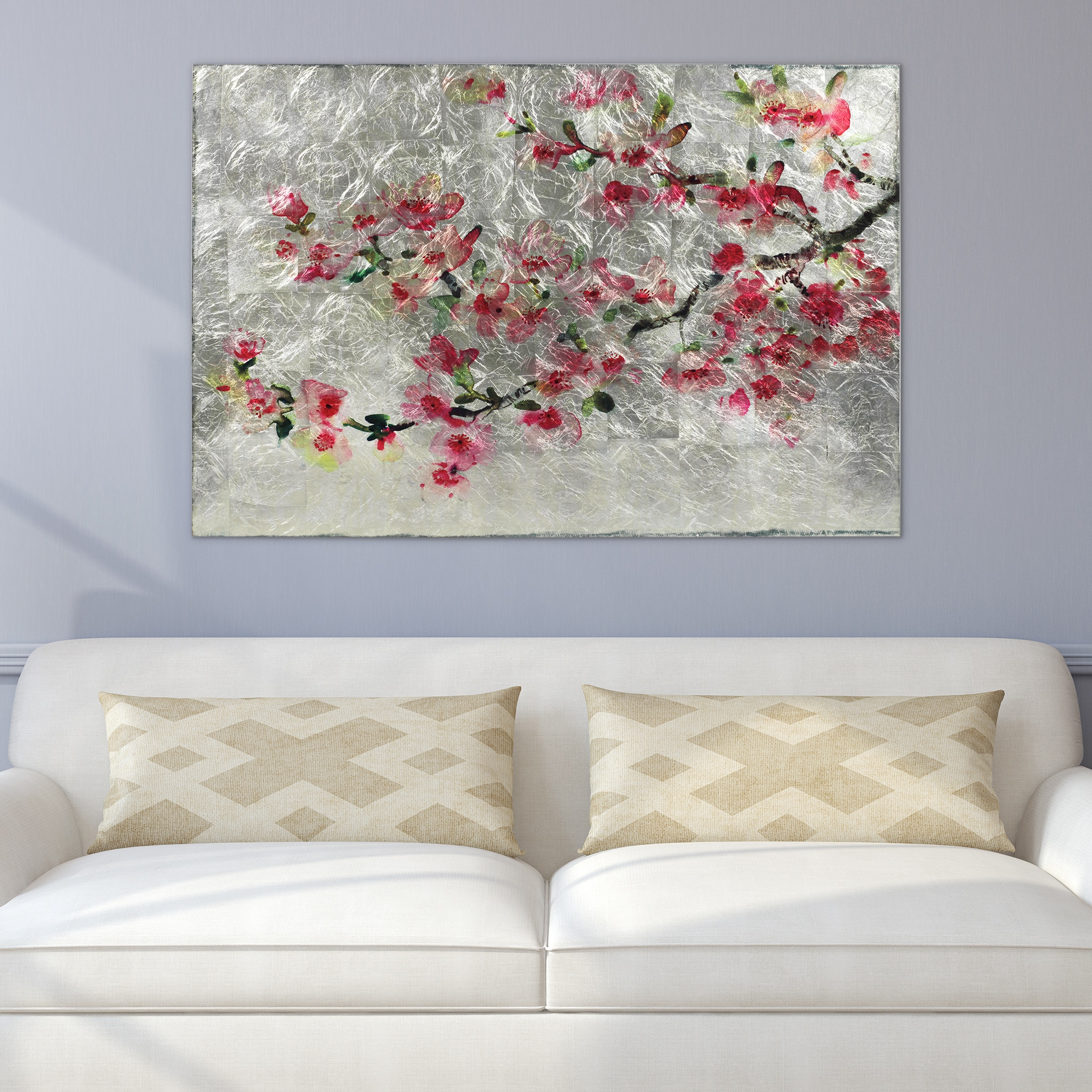 Empire Art Direct 32-in H x 48-in W Botanical Glass Print at Lowes.com