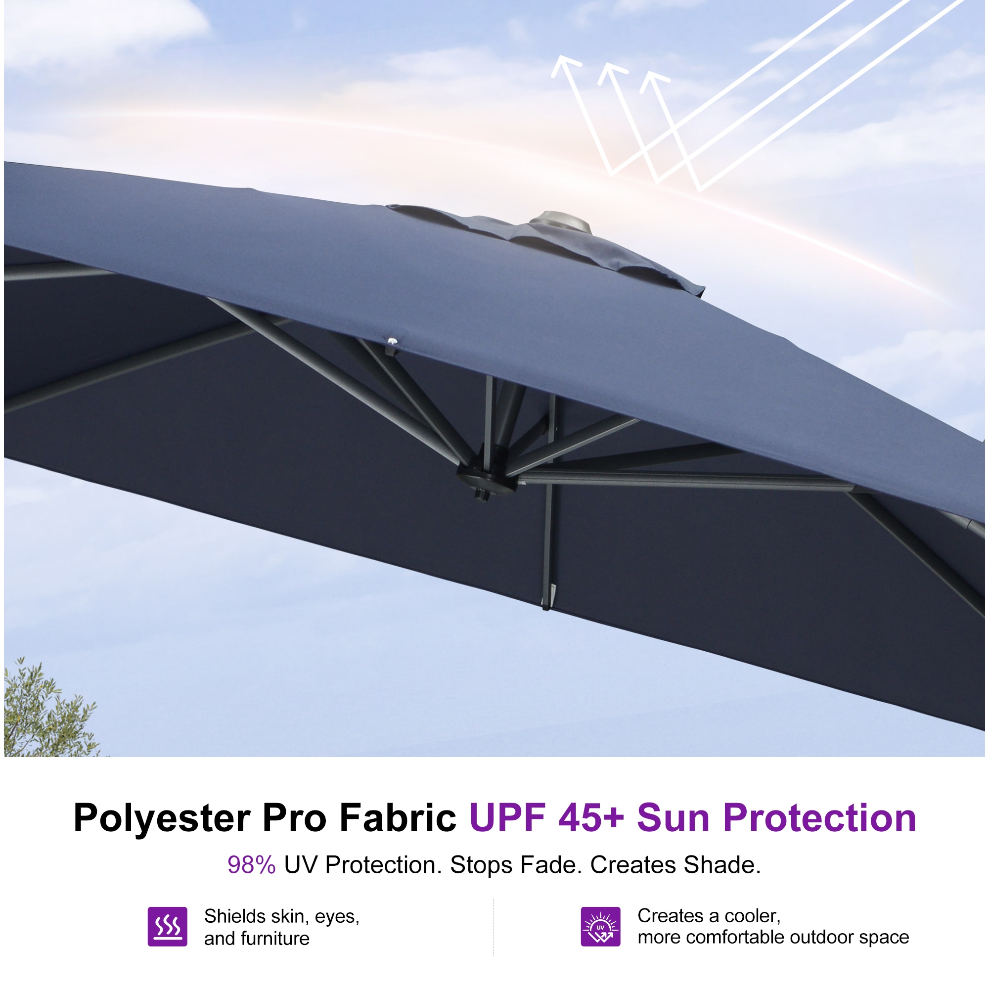 PURPLE LEAF LS05YKLRS12-DG Umbrellas-2 - View #5