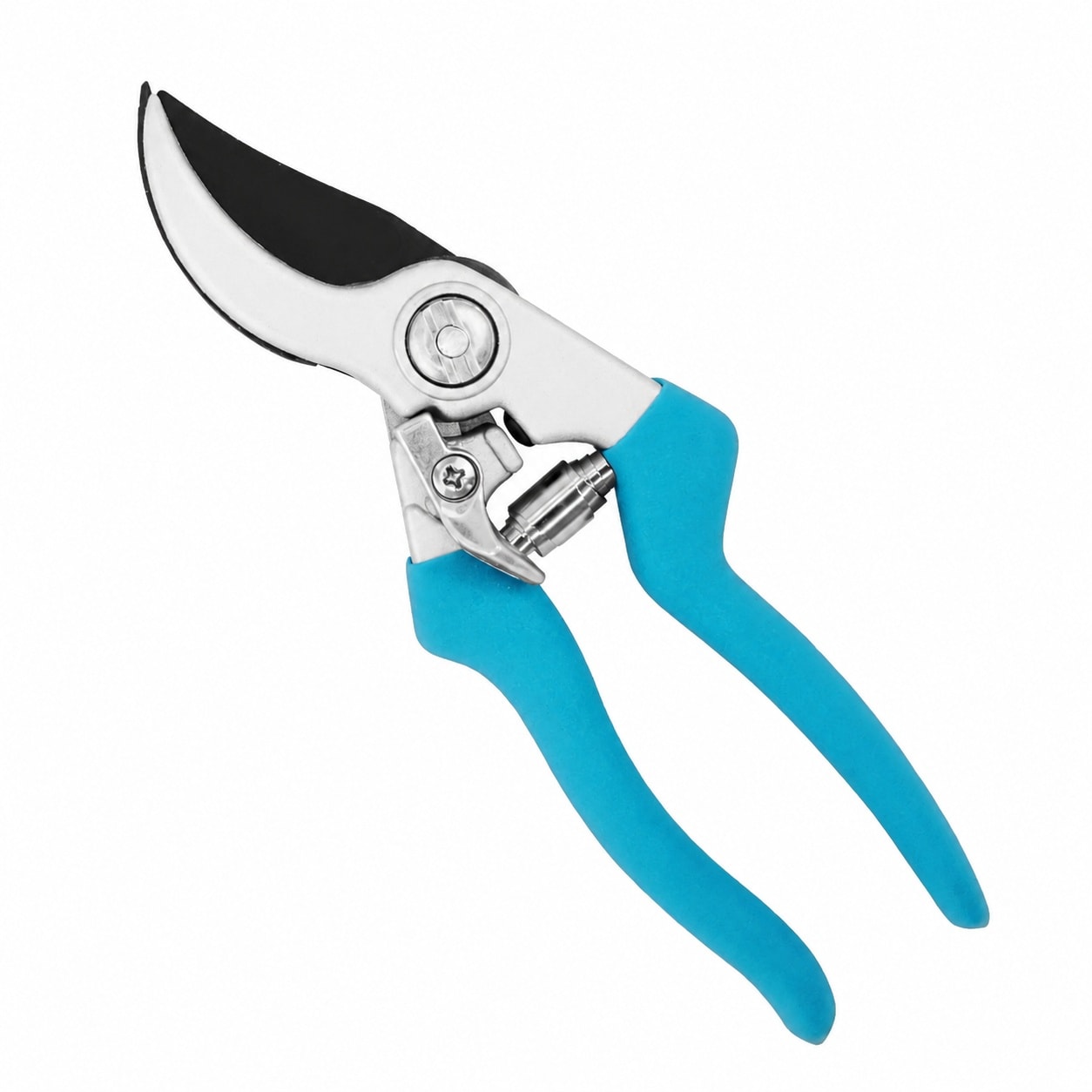 Ahfiwaso Pruning shears 8 inch non stick coating blade ergonomic anti slip handle high rebound spring safety lock ideal for trimming shaping deadheading