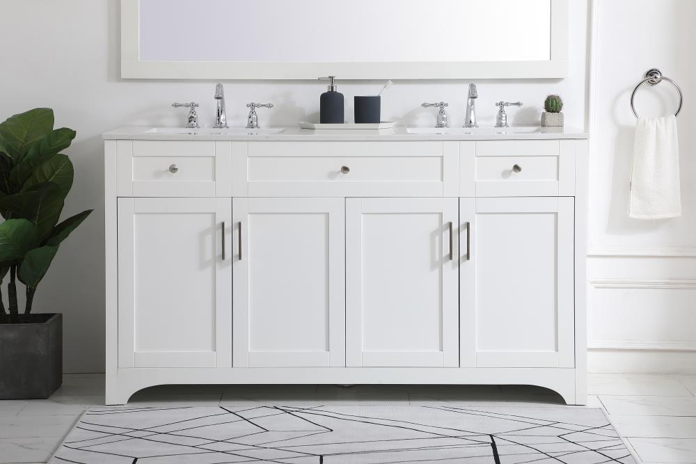 Double Sink Bathroom Vanity, Home Decorators Ellia Bathroom Vanity
