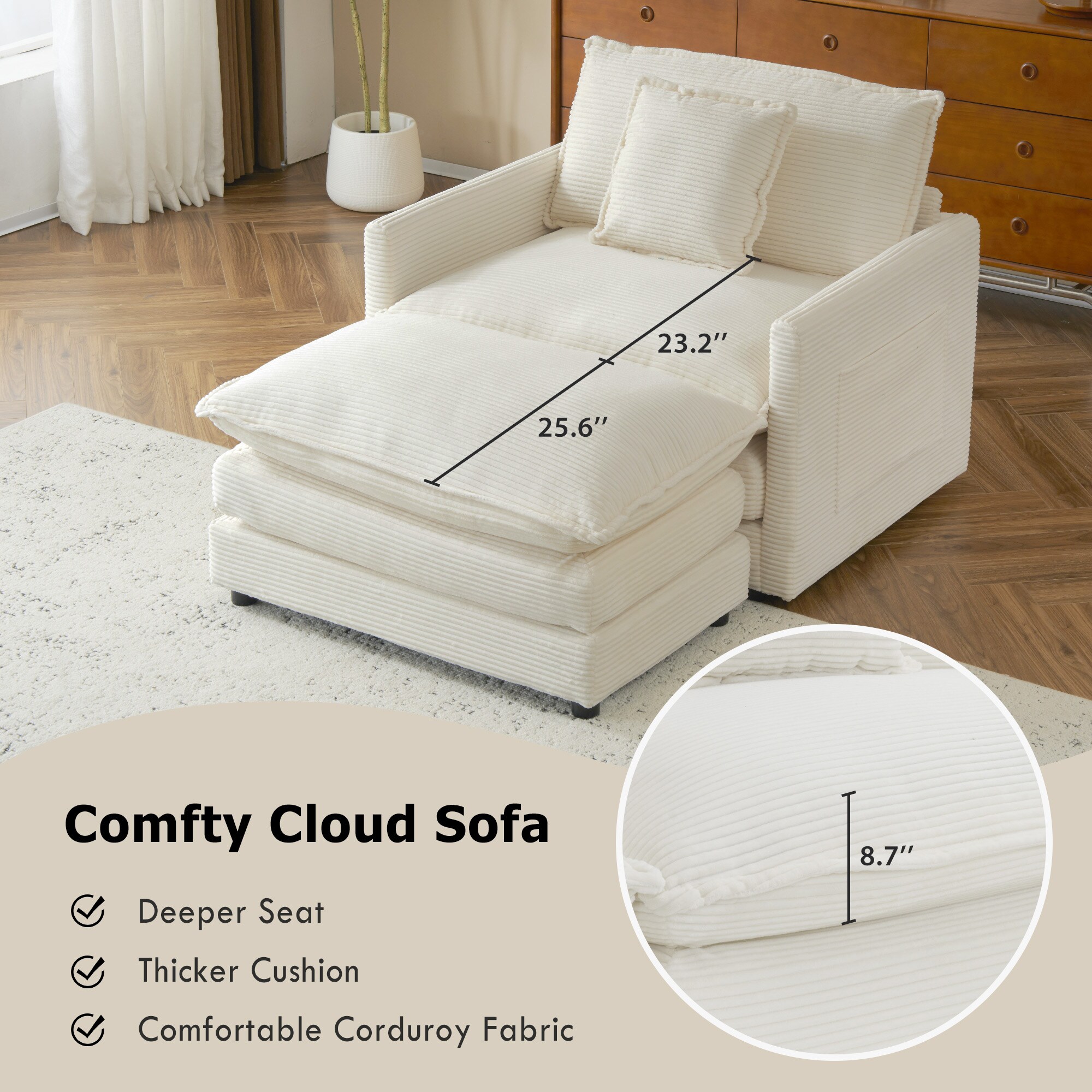 ModernLuxe N719S001721A Sofas-Loveseats - View #4